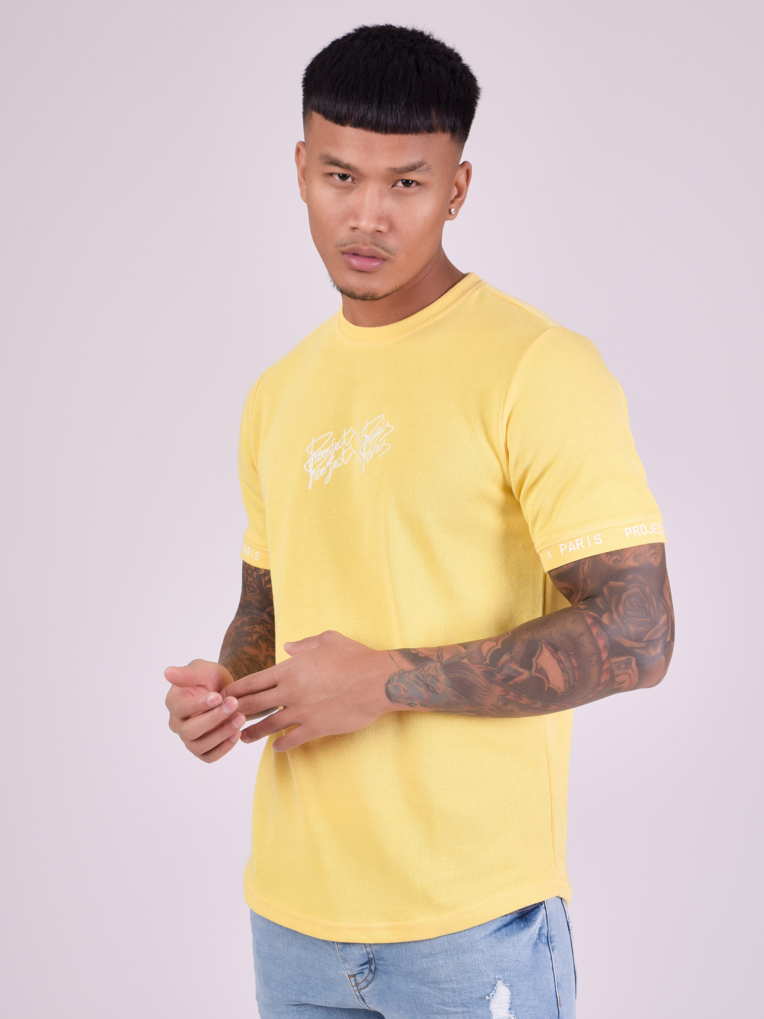 Soft mesh style t-shirt-4