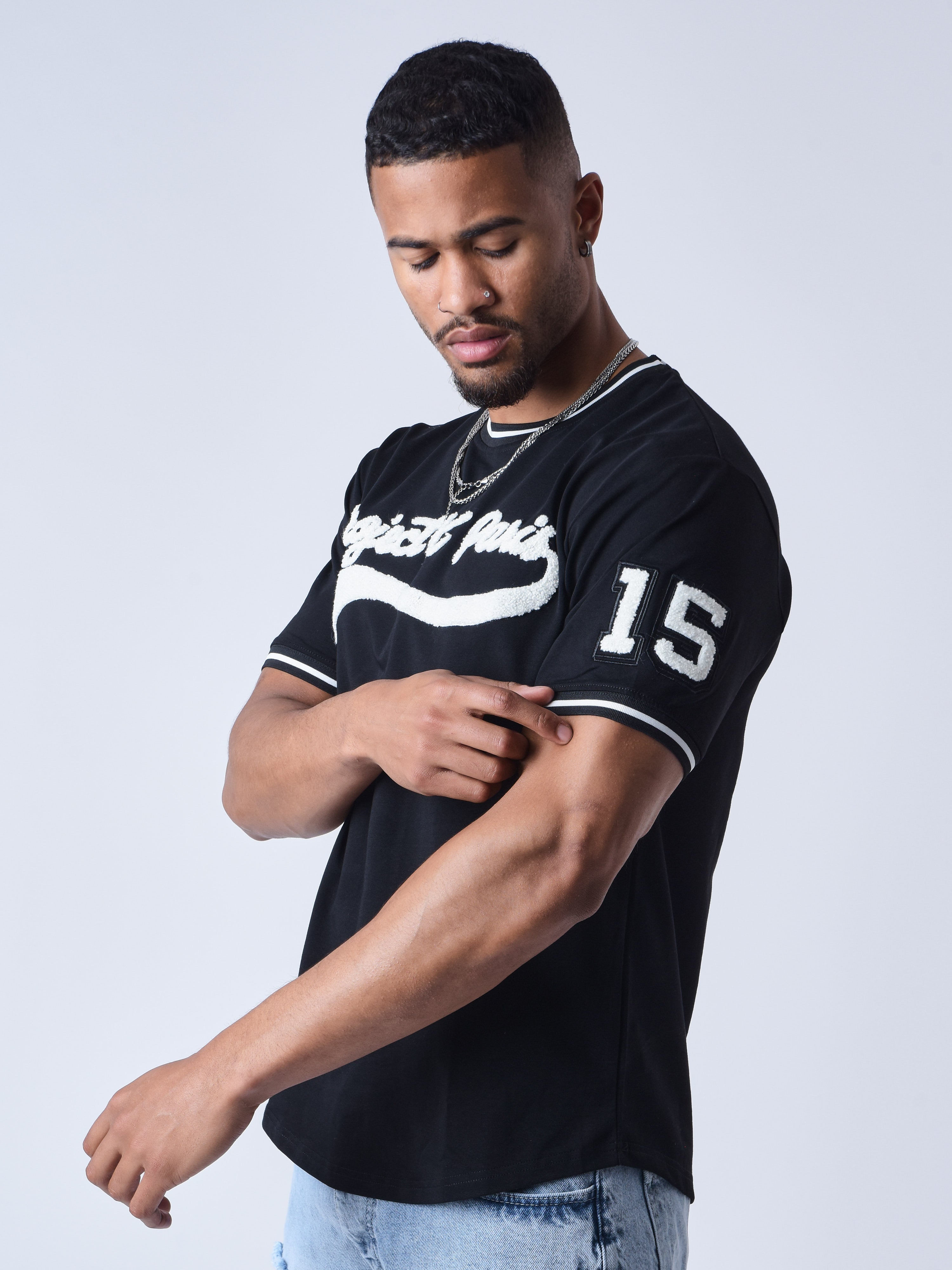 T-shirt style universitaire avec logo-1