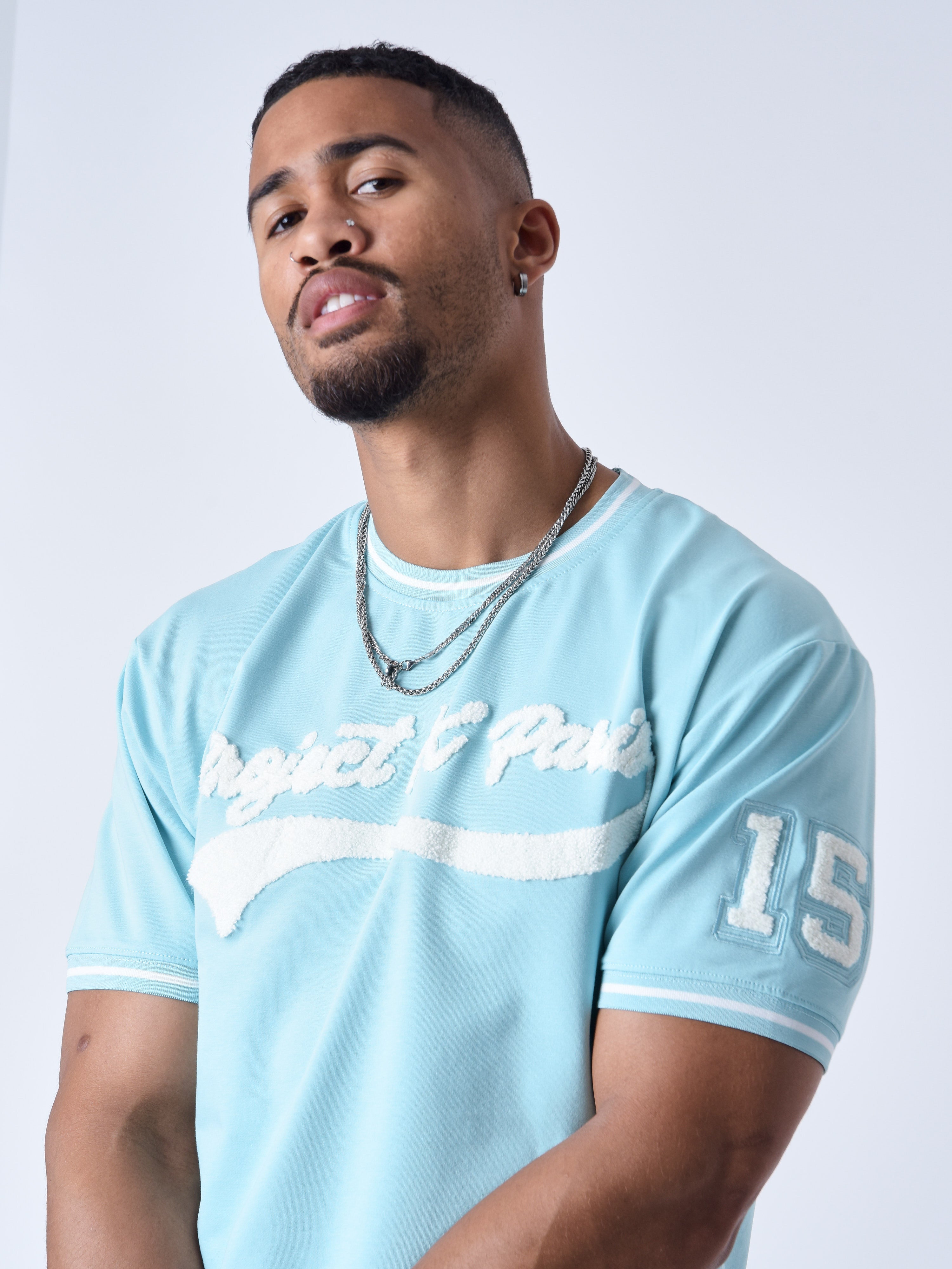 T-shirt style universitaire avec logo-1