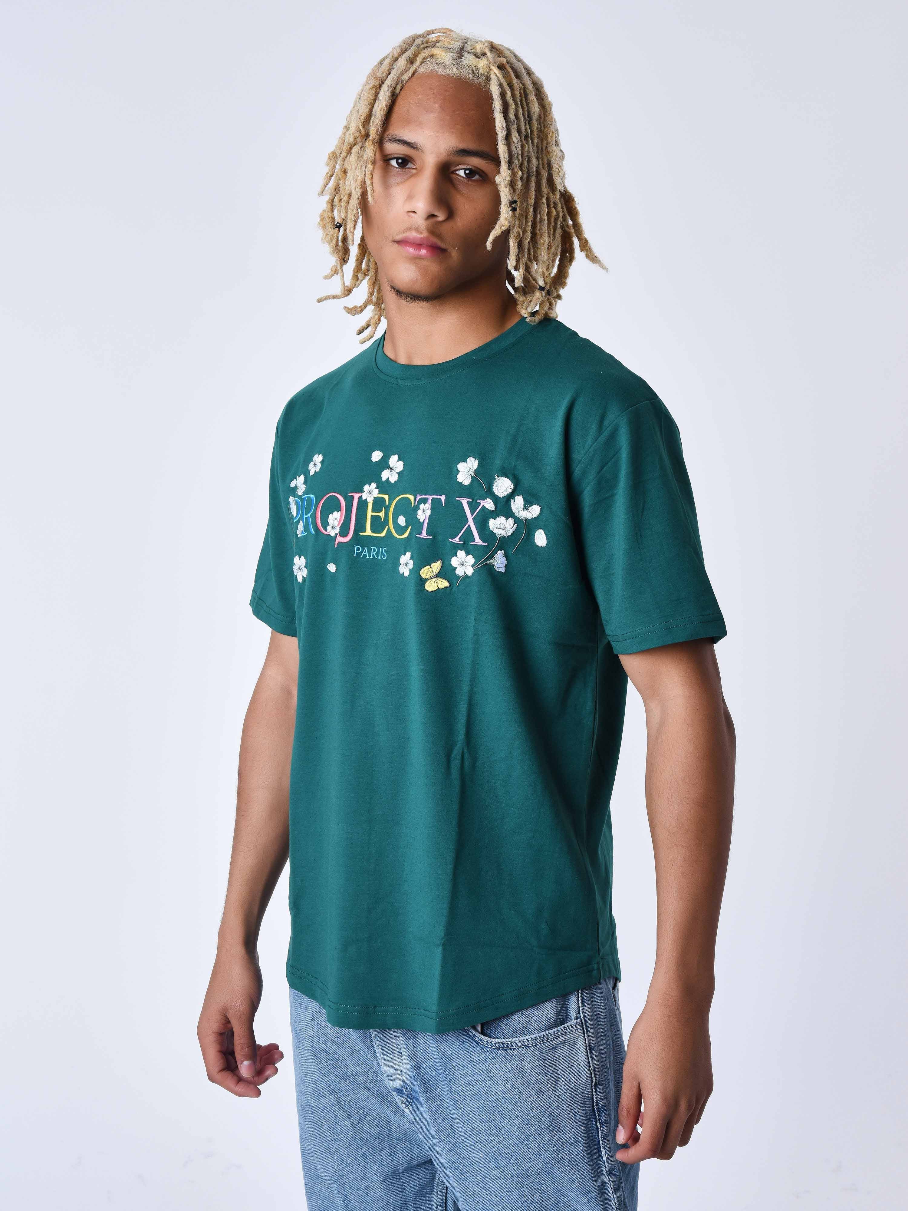 Embroidered Floral T-shirt-4