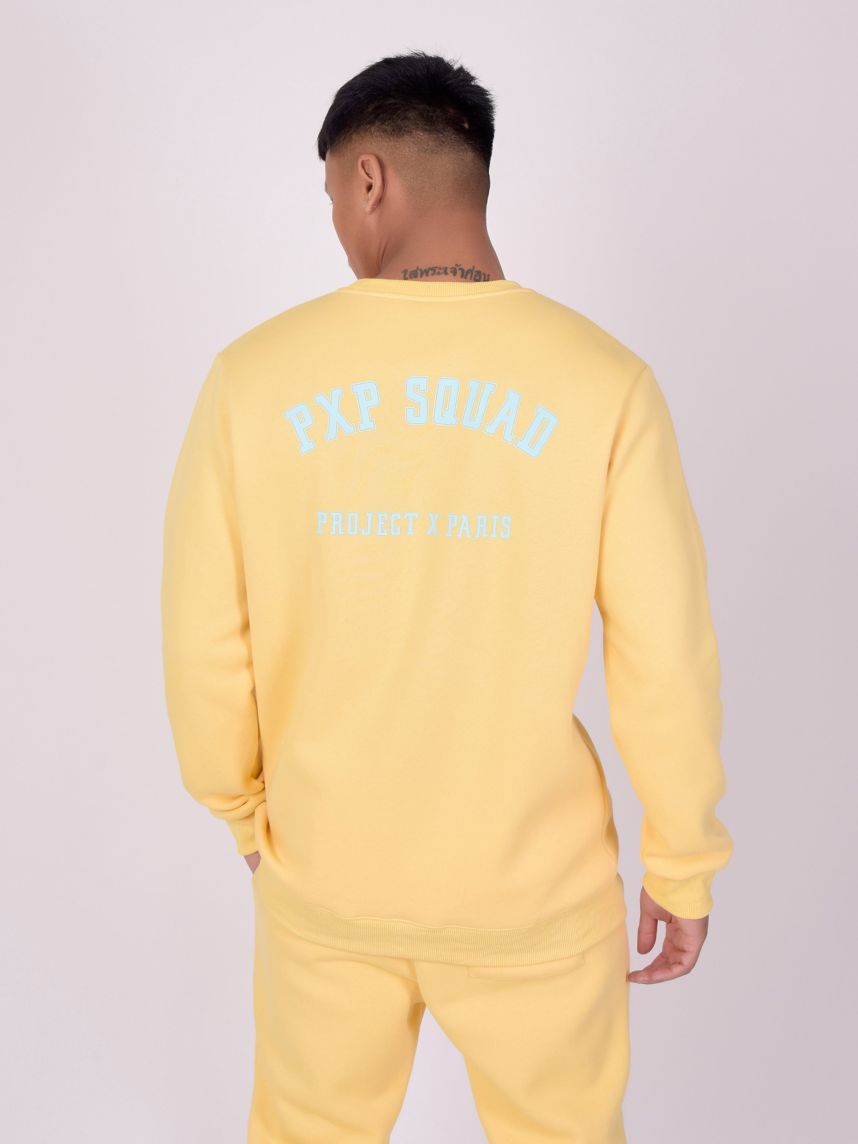 "PXP SQUAD" crewneck sweatshirt-5