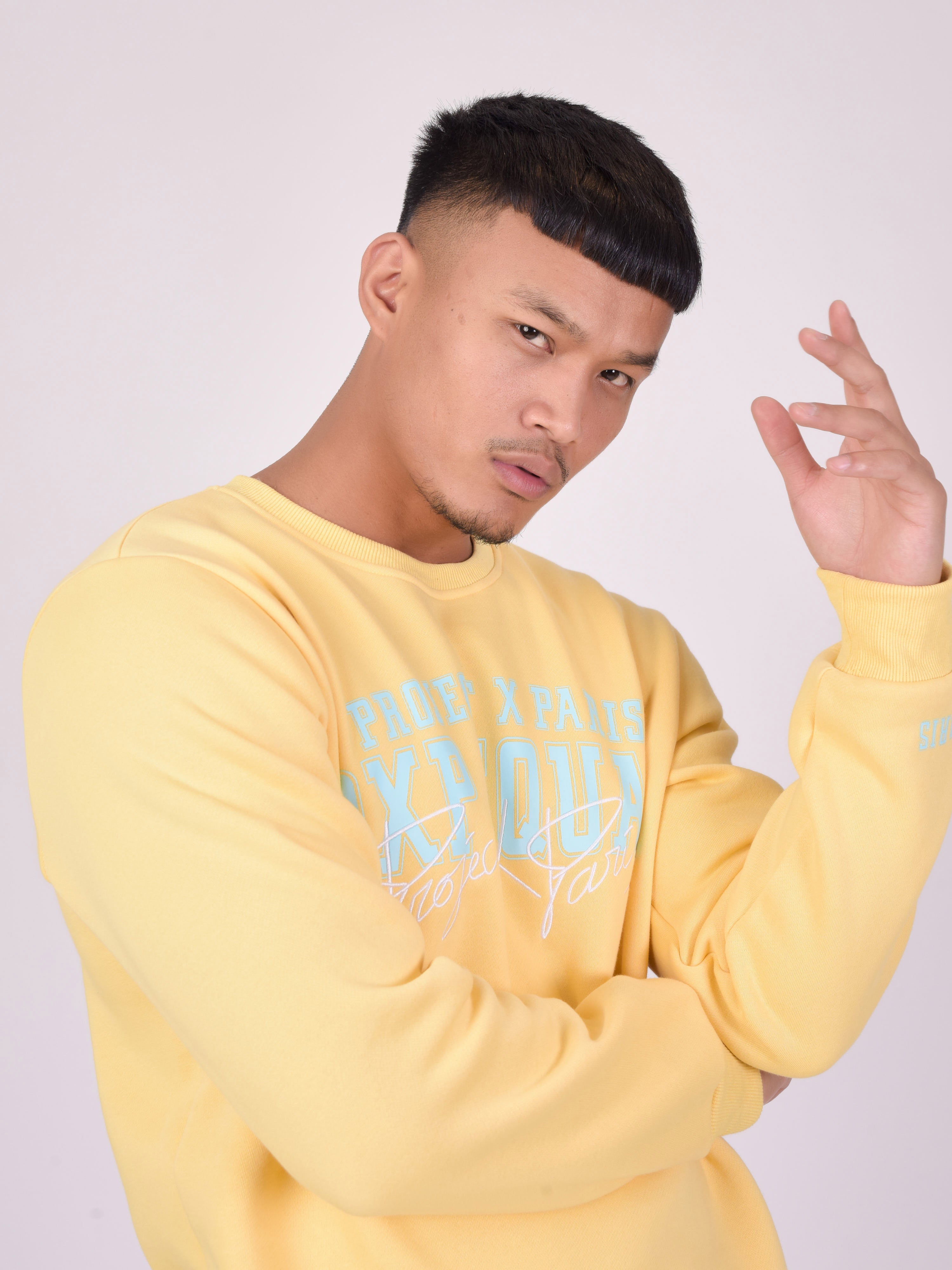 "PXP SQUAD" crewneck sweatshirt-1