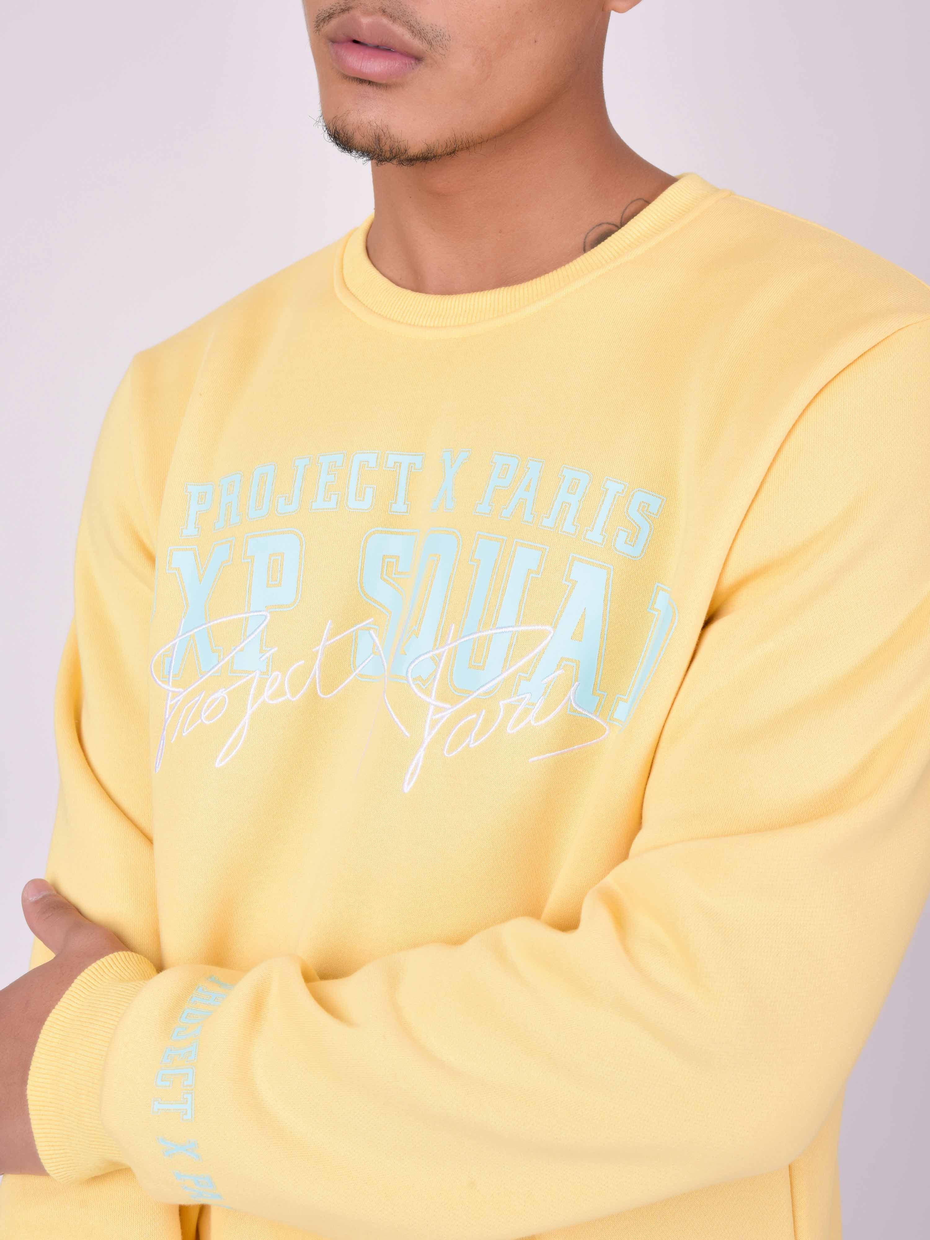"PXP SQUAD" crewneck sweatshirt-6