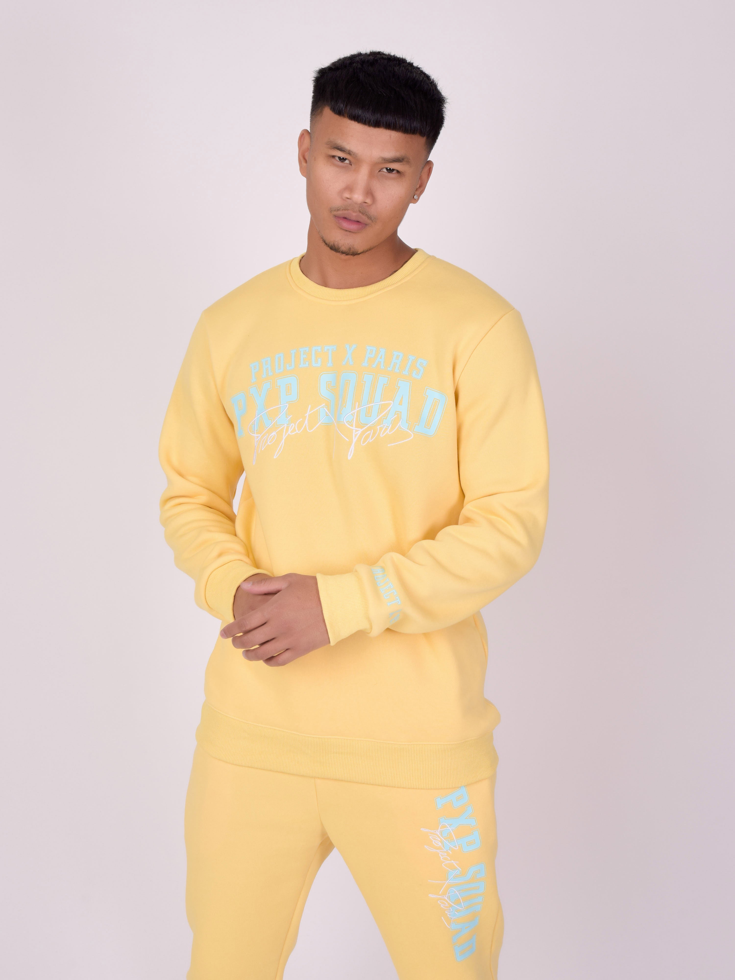 "PXP SQUAD" crewneck sweatshirt-3