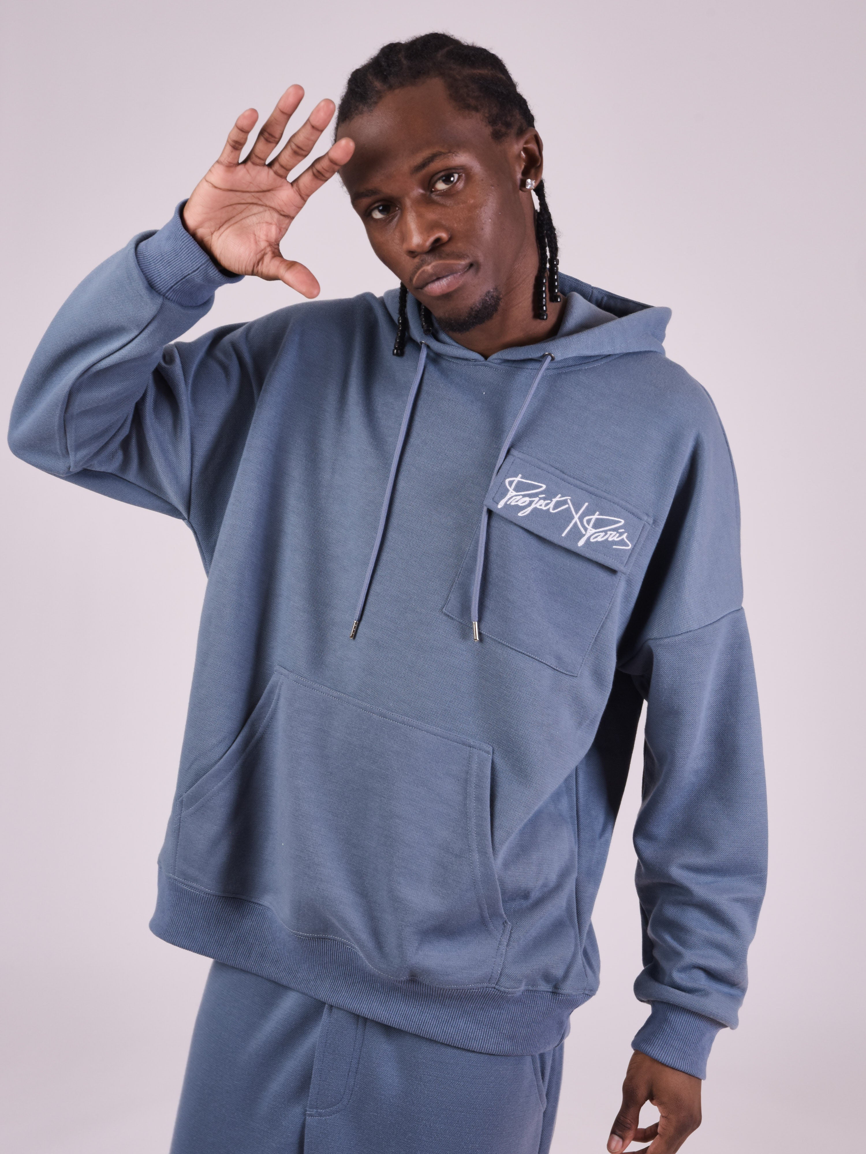 Sweat à Capuche Avec Masque Pour Les Yeux Intégré - Unisexe, Oversize - Pour Voyage Avion, Confort Maison - 6