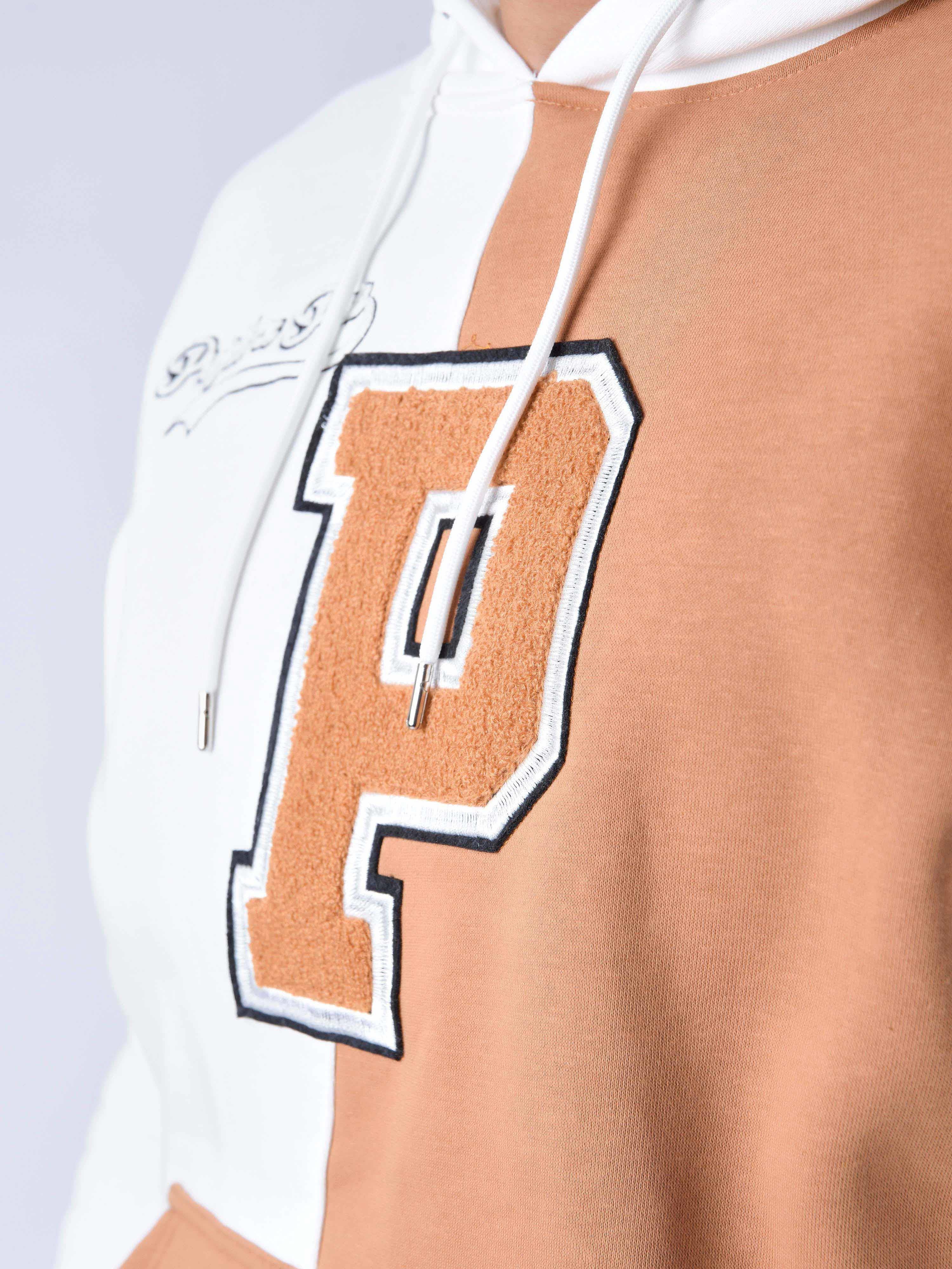 Sudadera con capucha estilo universitario con logo-6