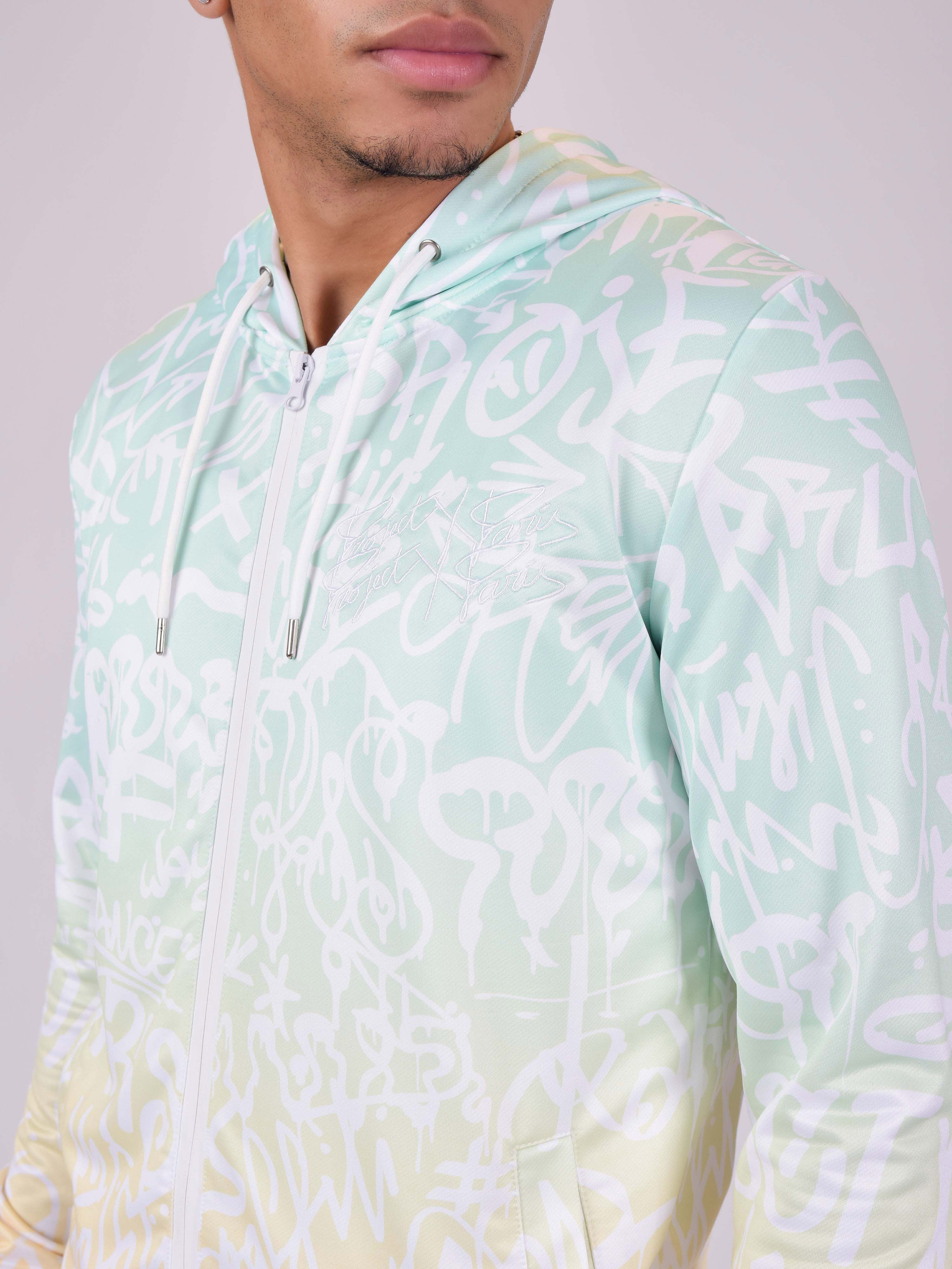 Graffiti-Jacke mit Farbverlauf-3