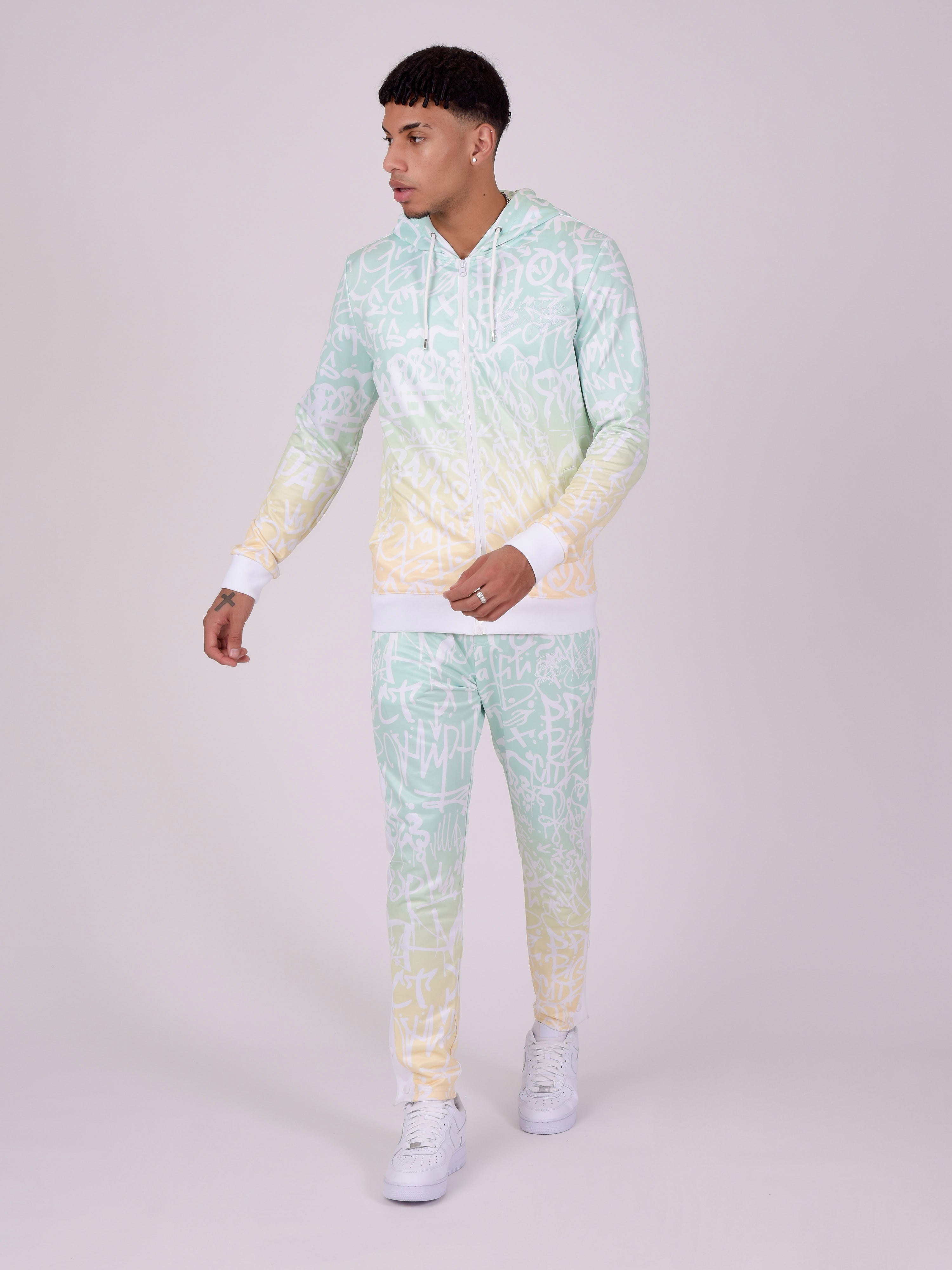 Graffiti-Jacke mit Farbverlauf-5