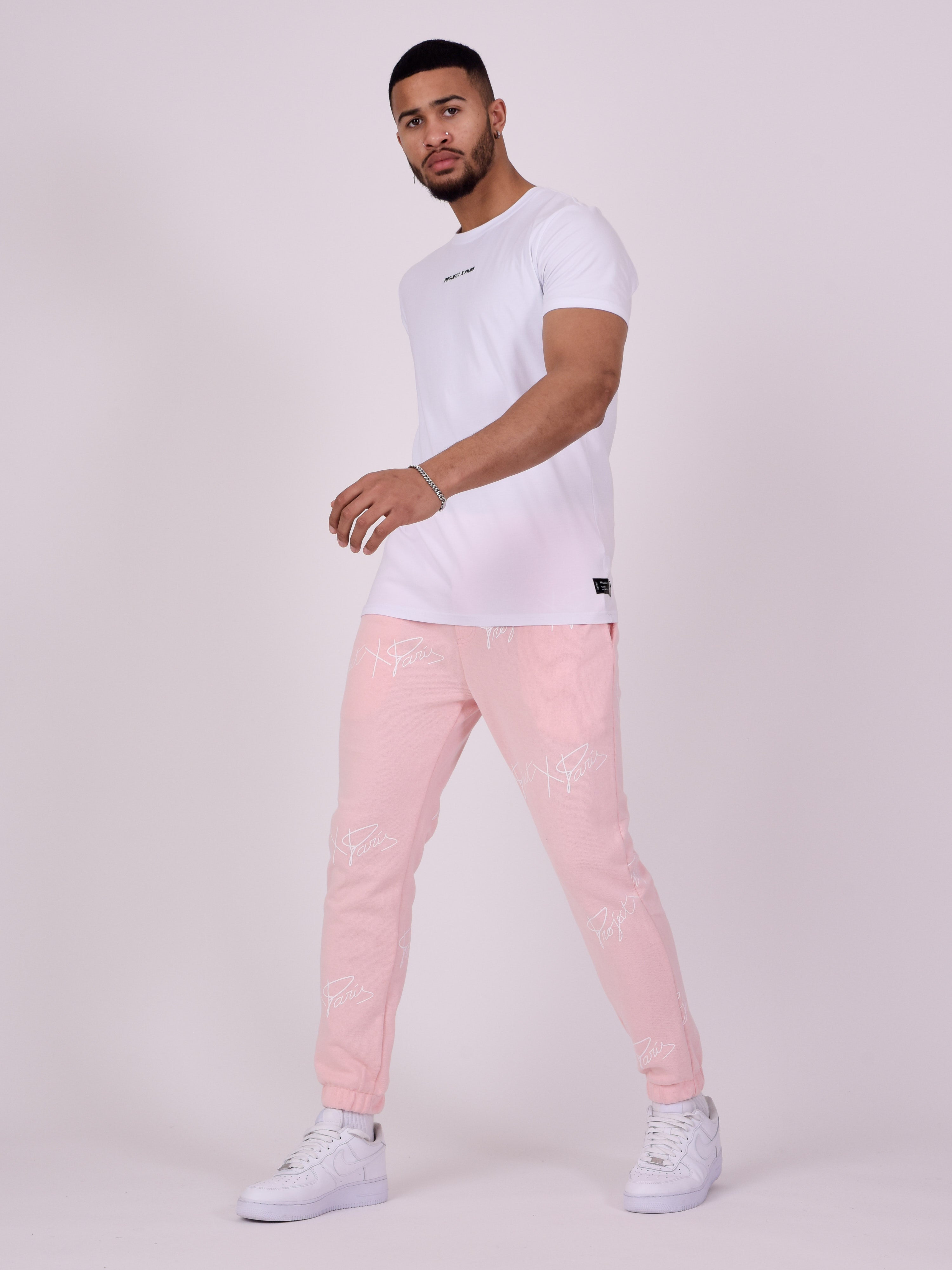 Soft jogpant with all over logo print-6