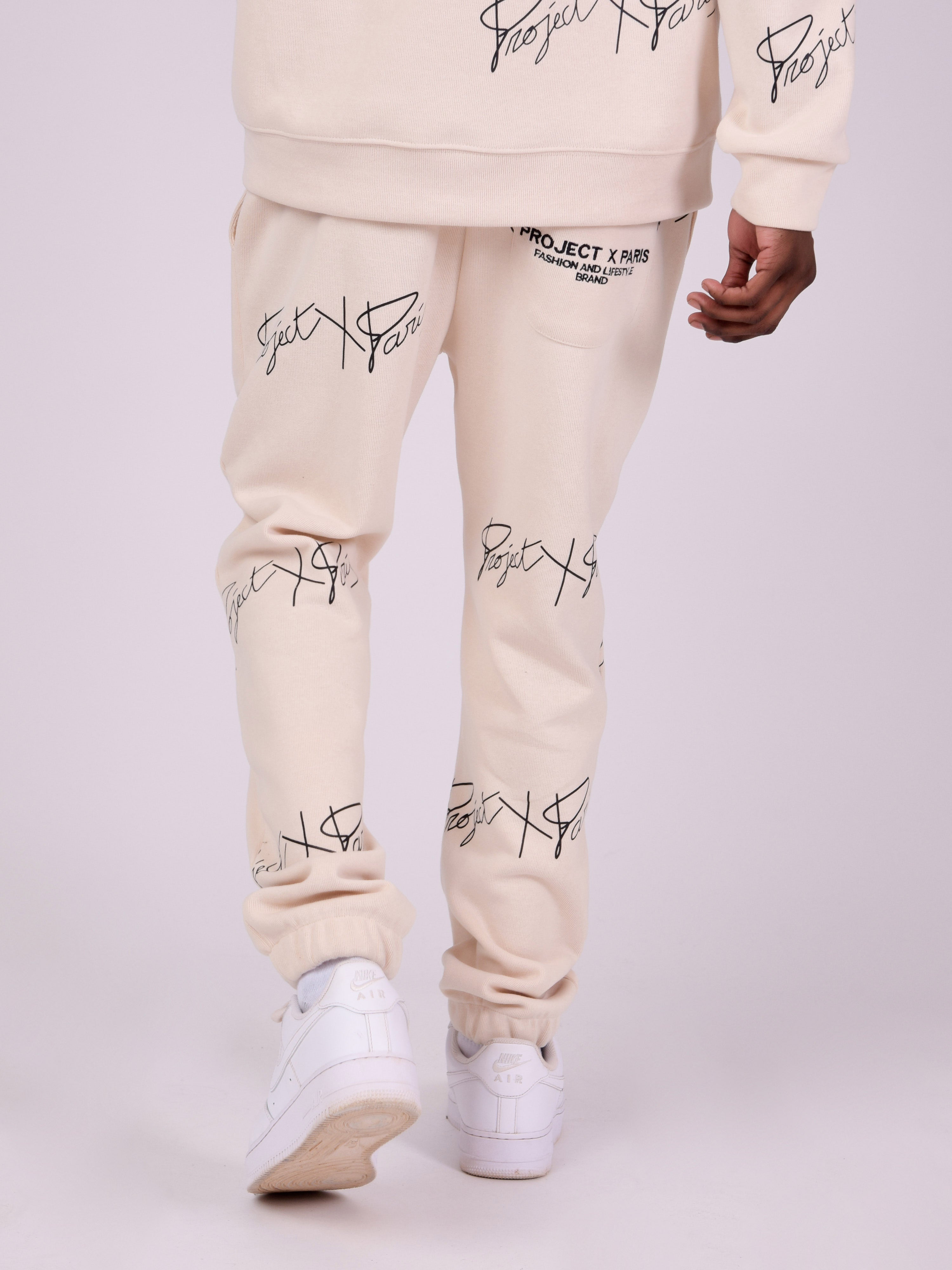 Soft jogpant with all over logo print-4