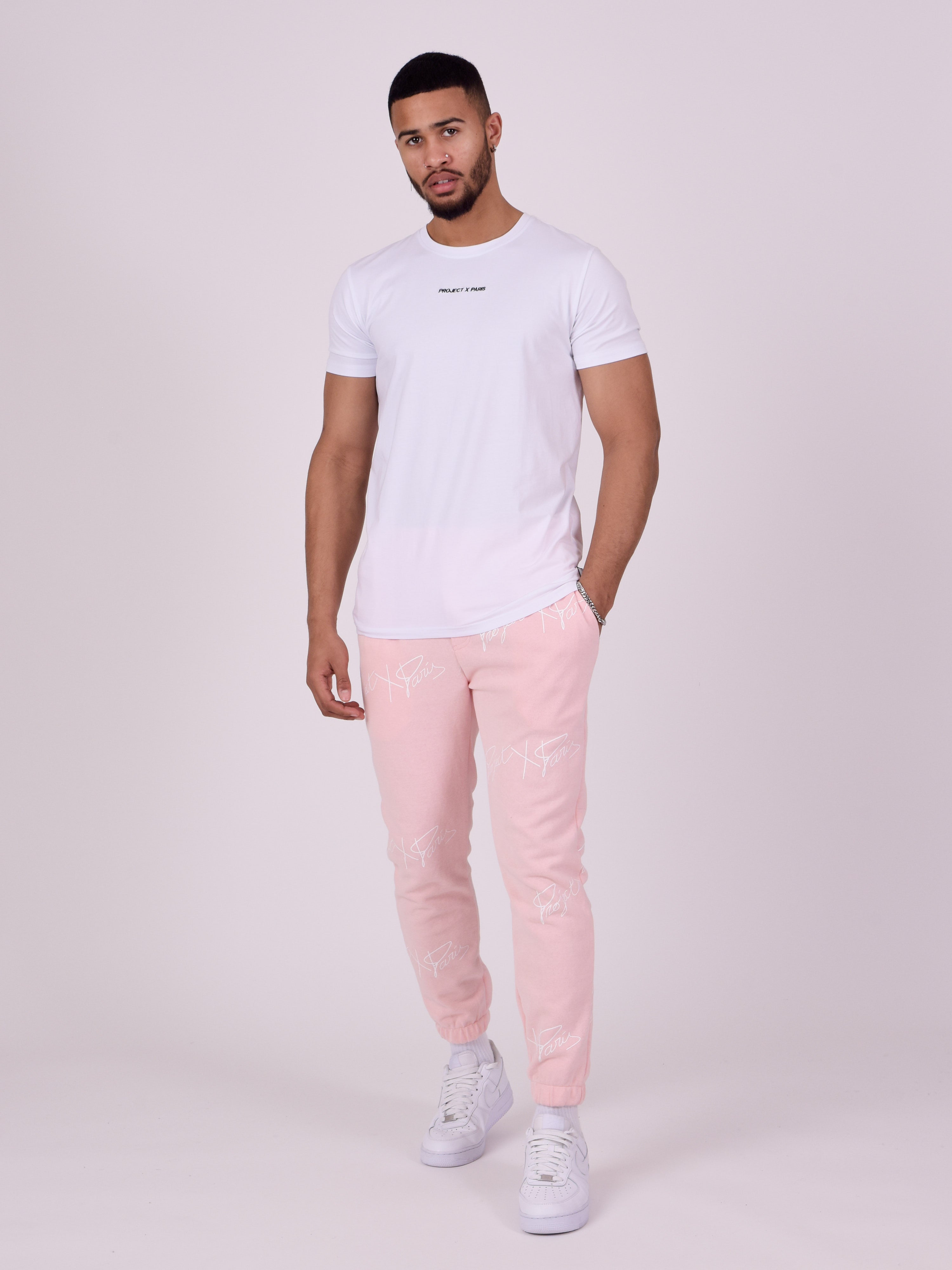 Soft jogpant with all over logo print-8