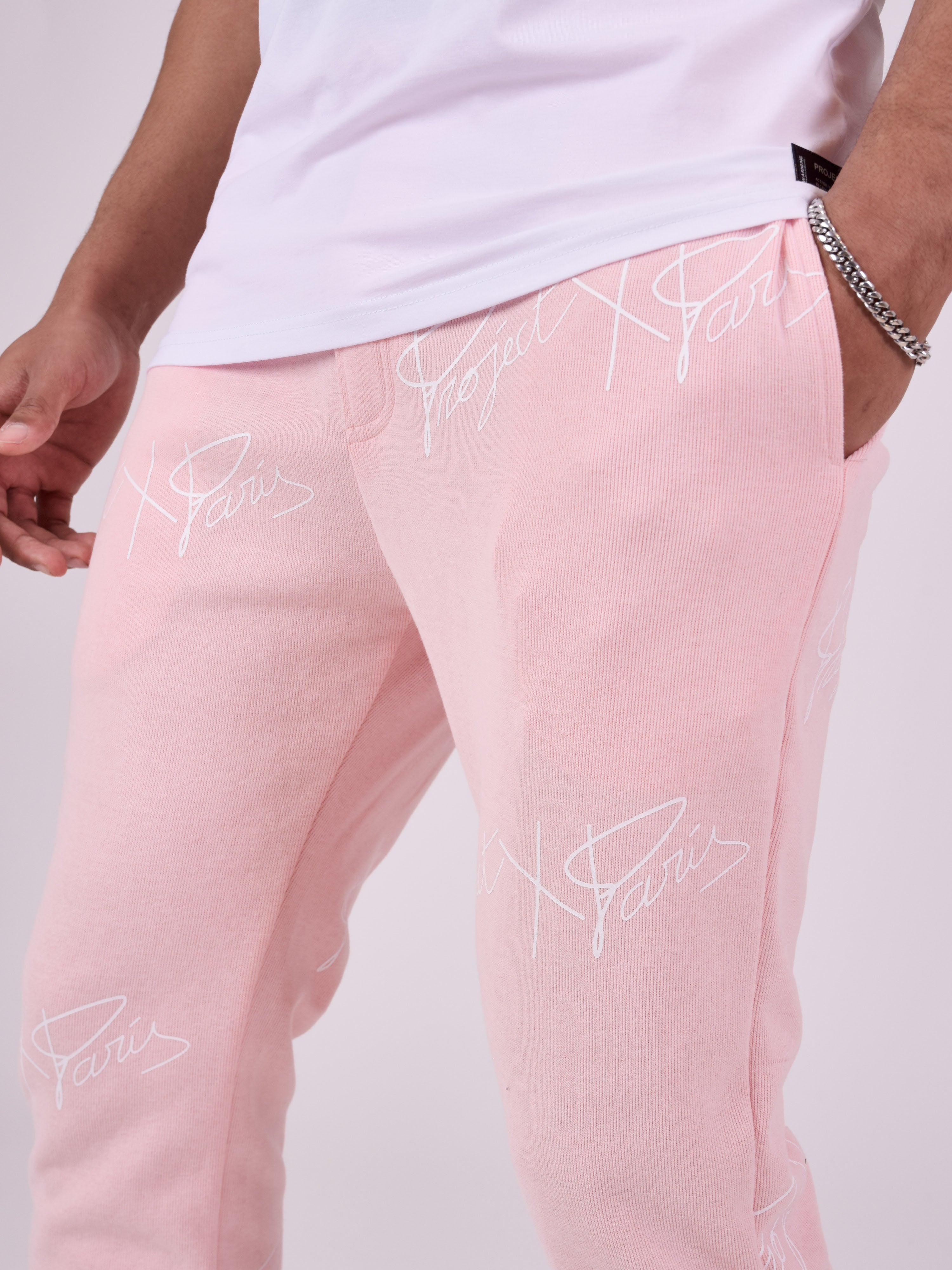 Soft jogpant with all over logo print-10