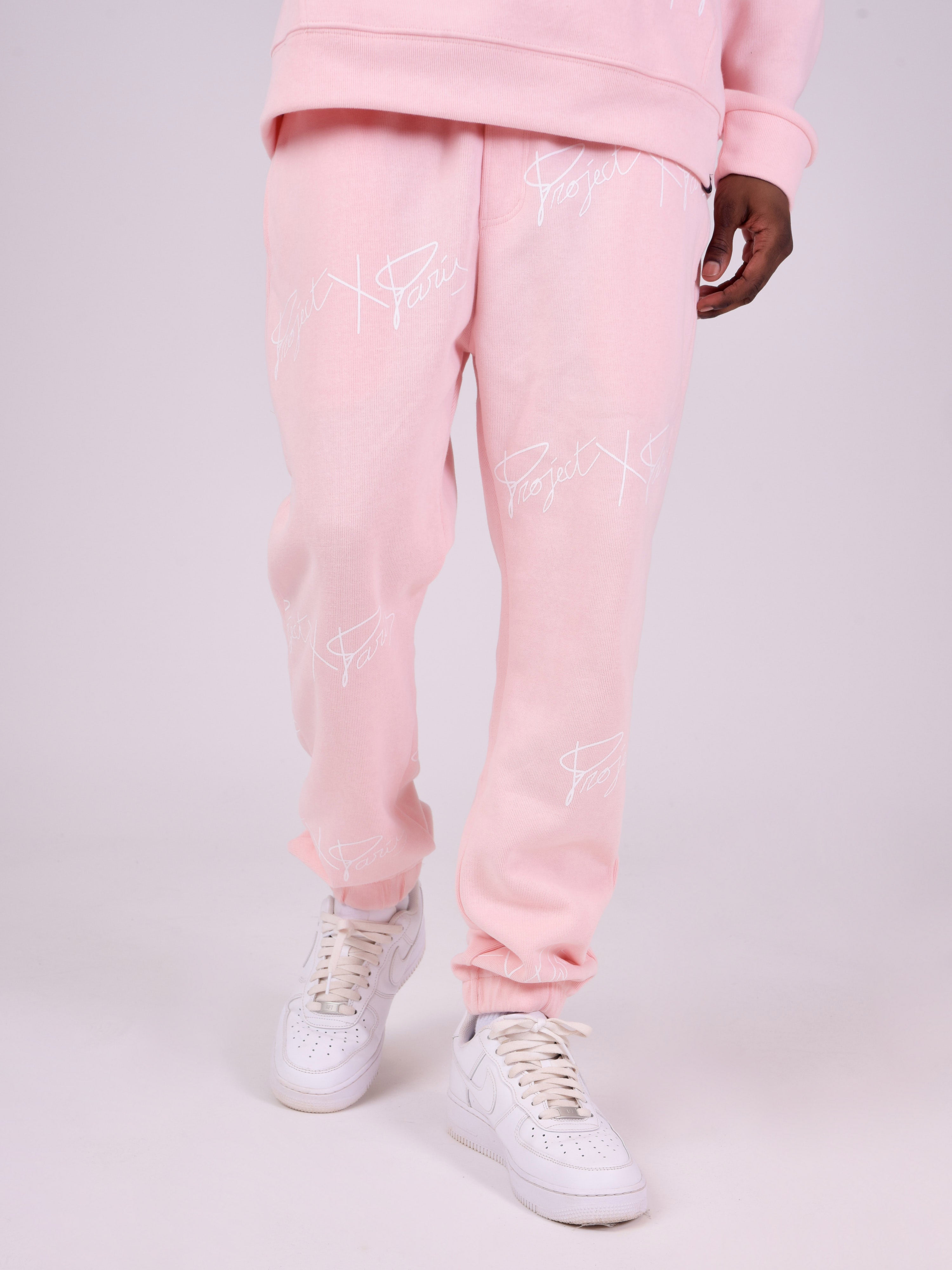 Soft jogpant with all over logo print-4