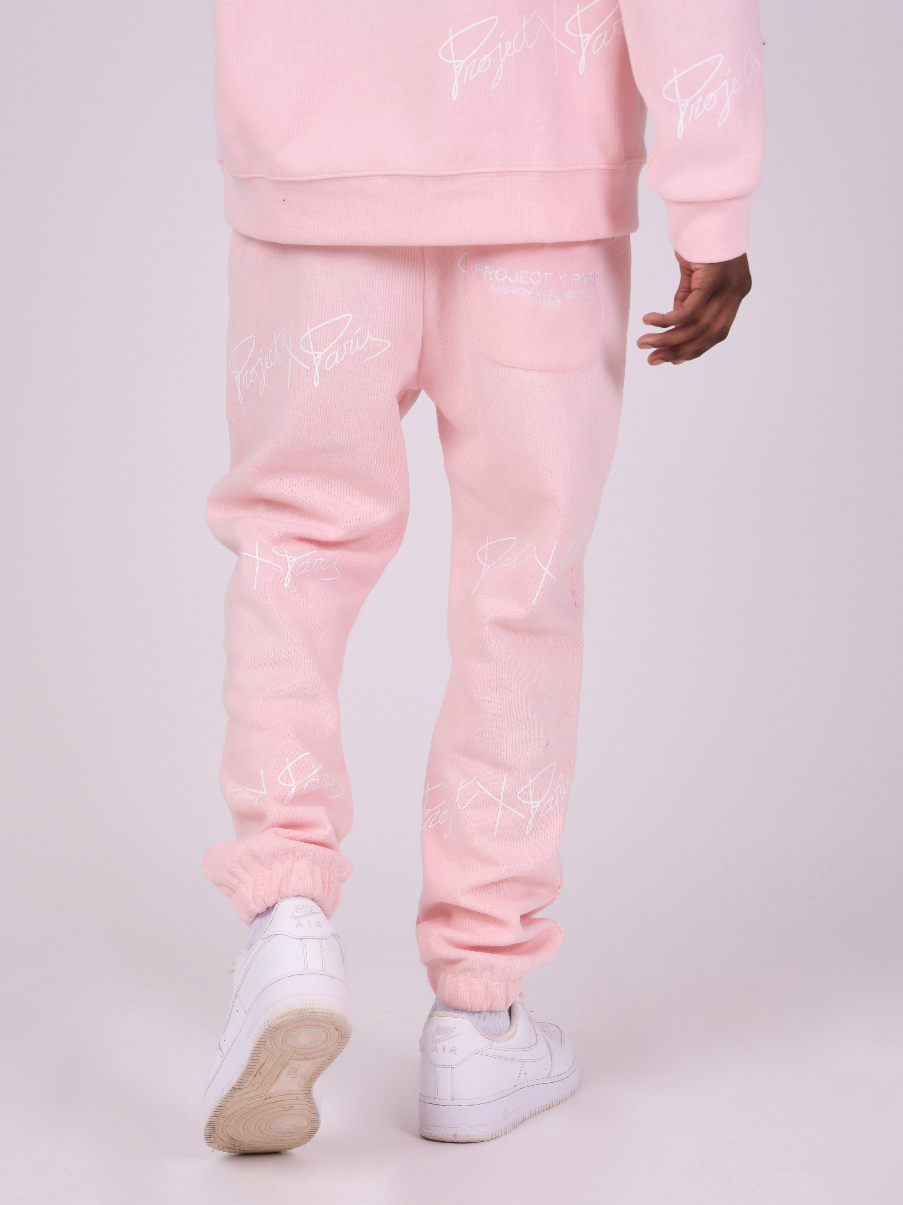 Soft jogpant with all over logo print-12