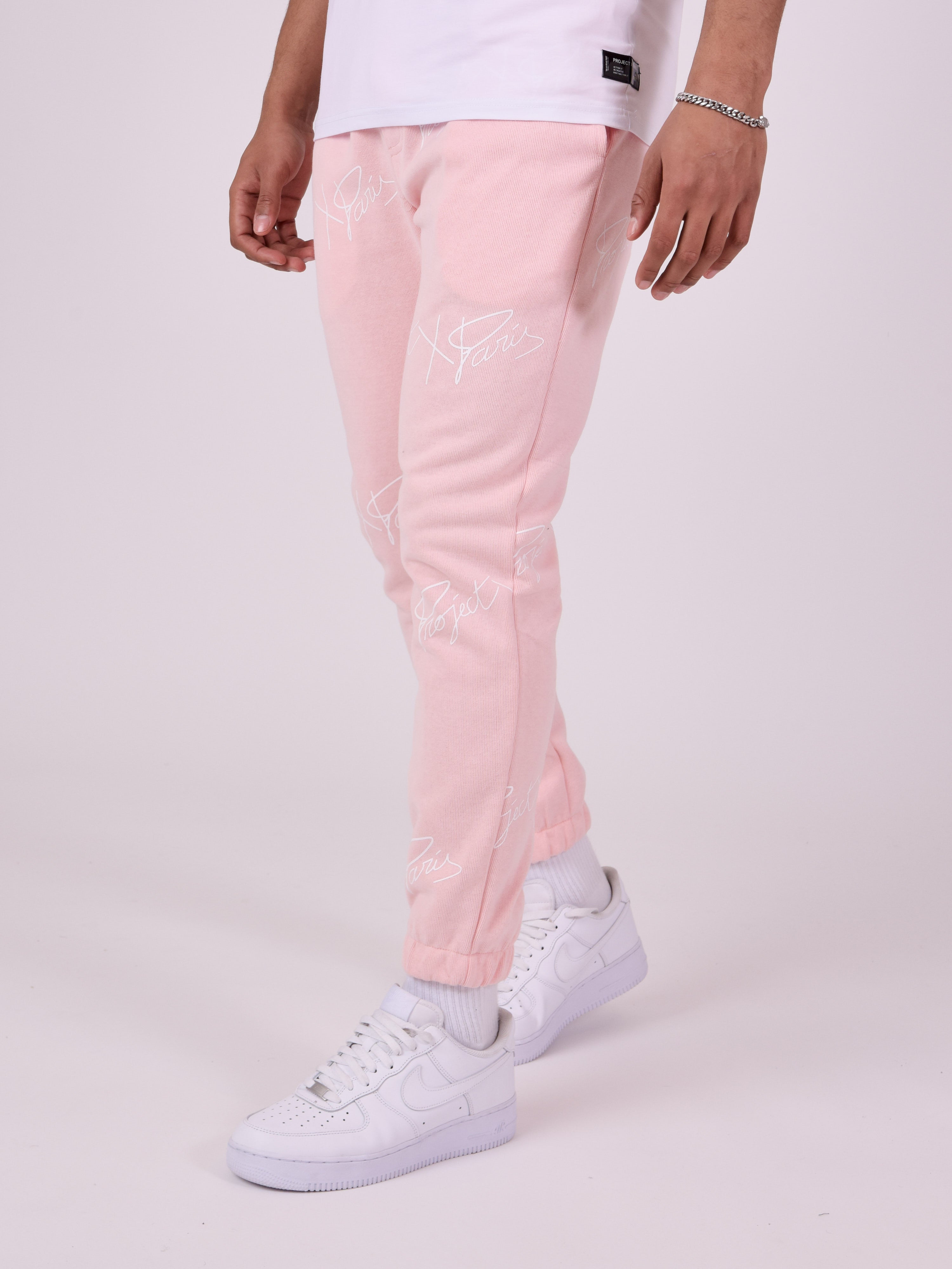 Soft jogpant with all over logo print-3