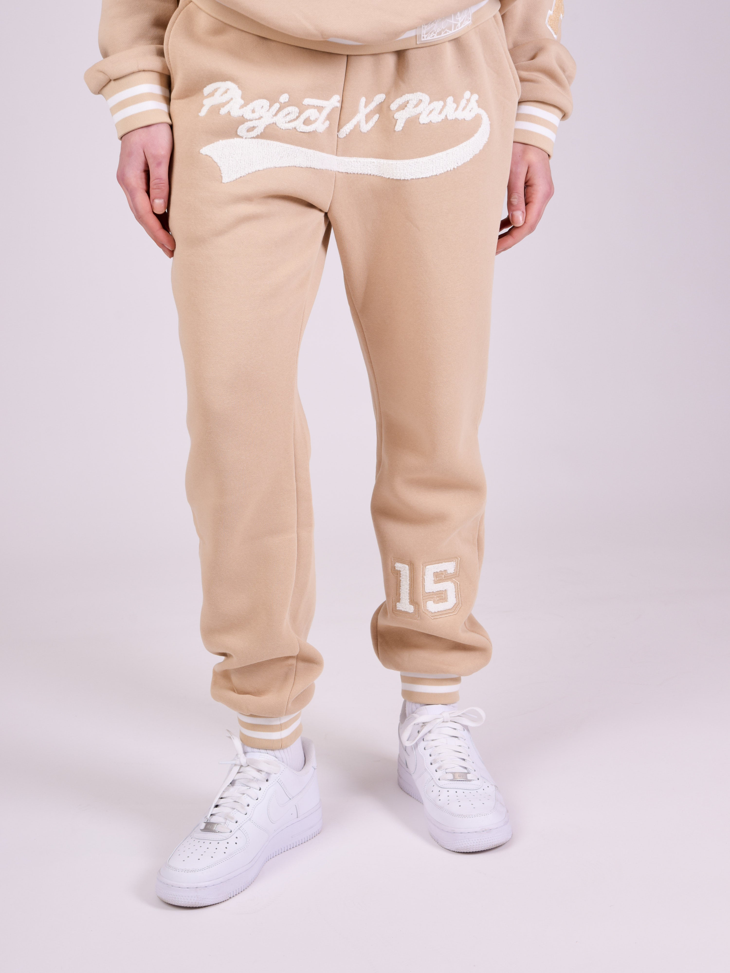 Bas de jogging universitaire avec logo-6