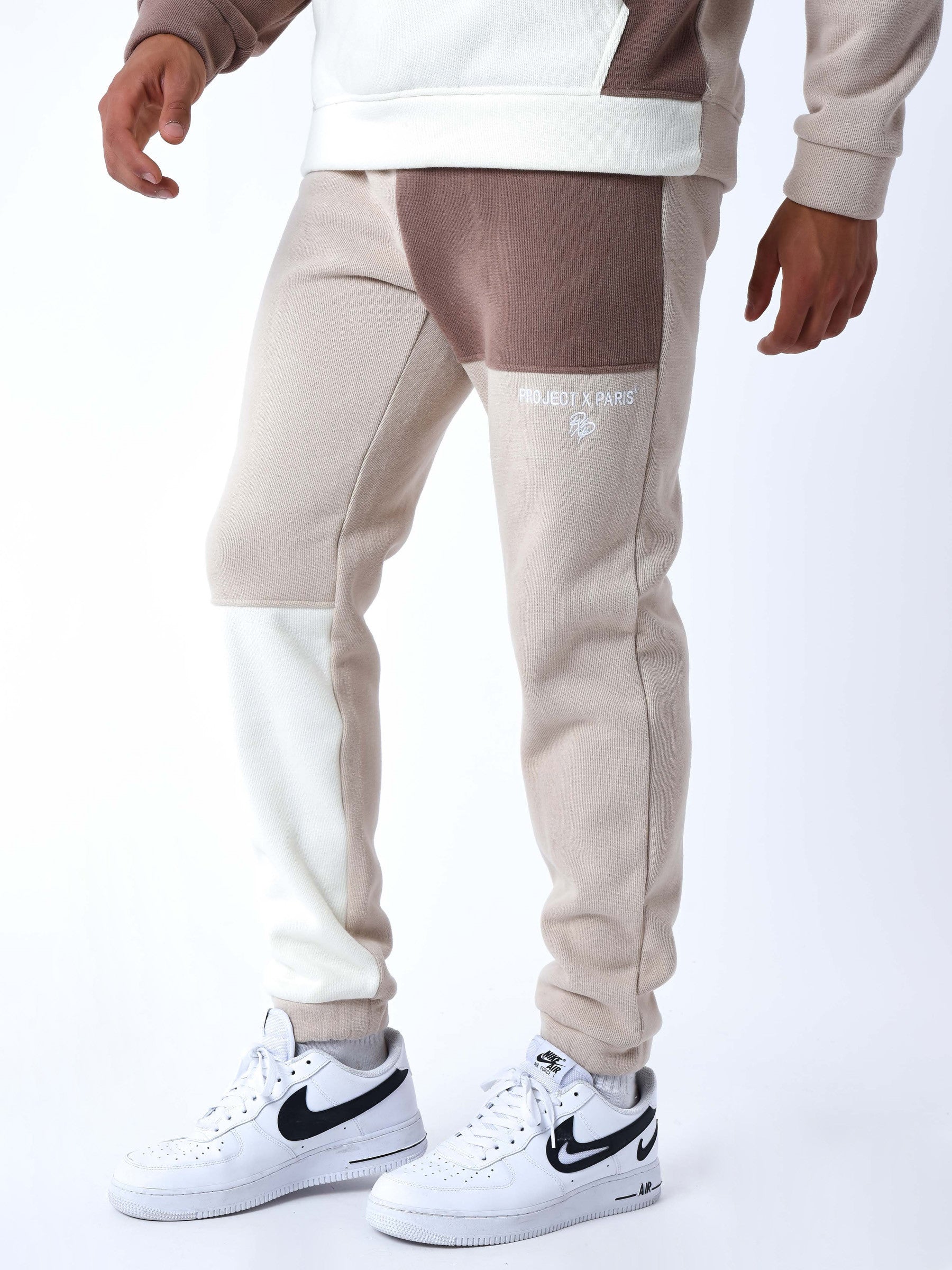 Driekleurige joggingbroek in tricot-3