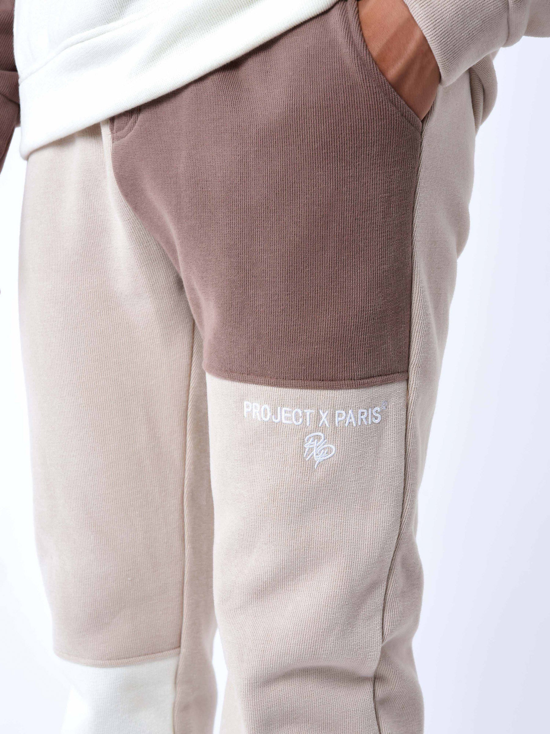 Driekleurige joggingbroek in tricot-5