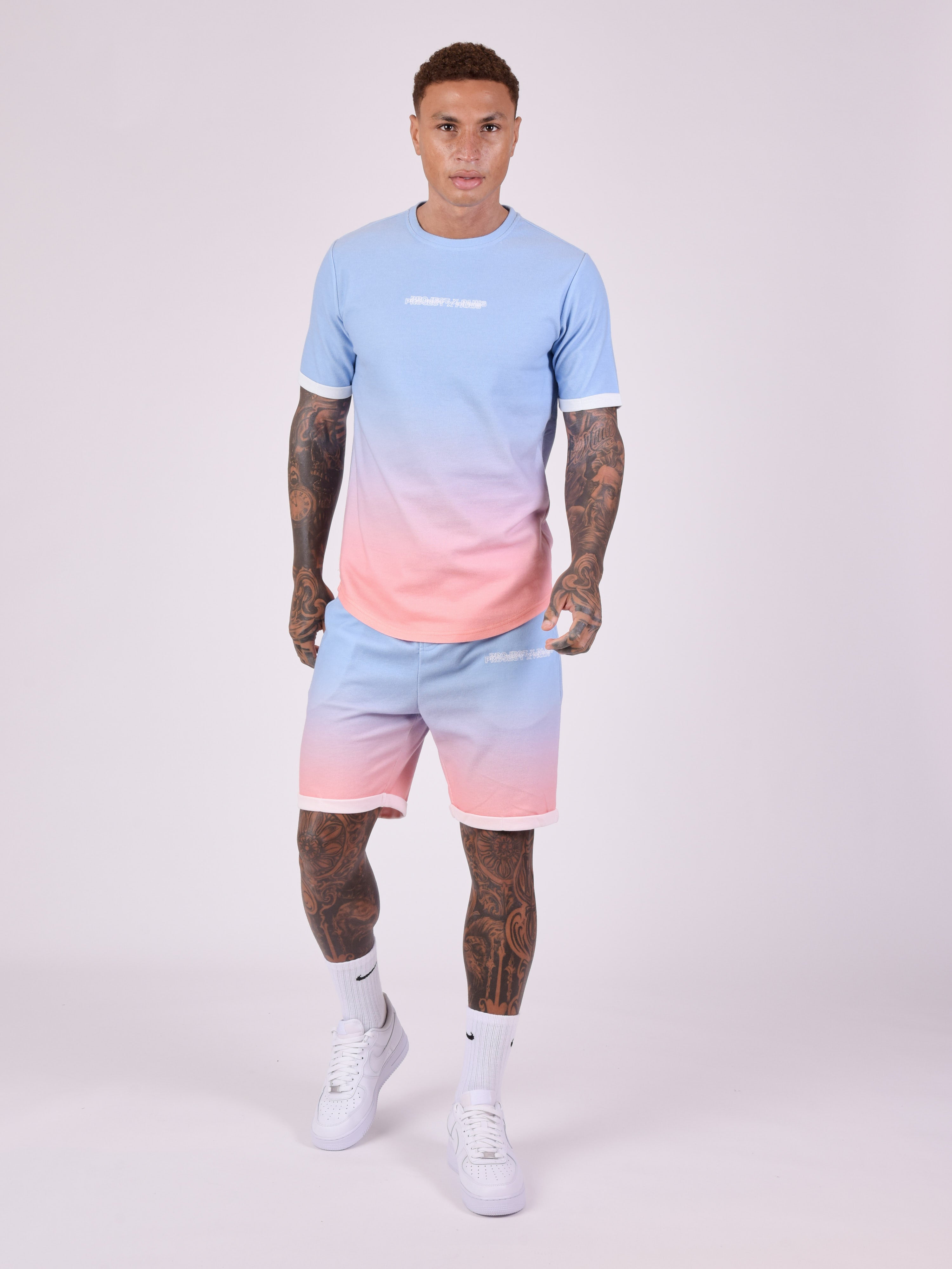 Gradient mesh style shorts-6