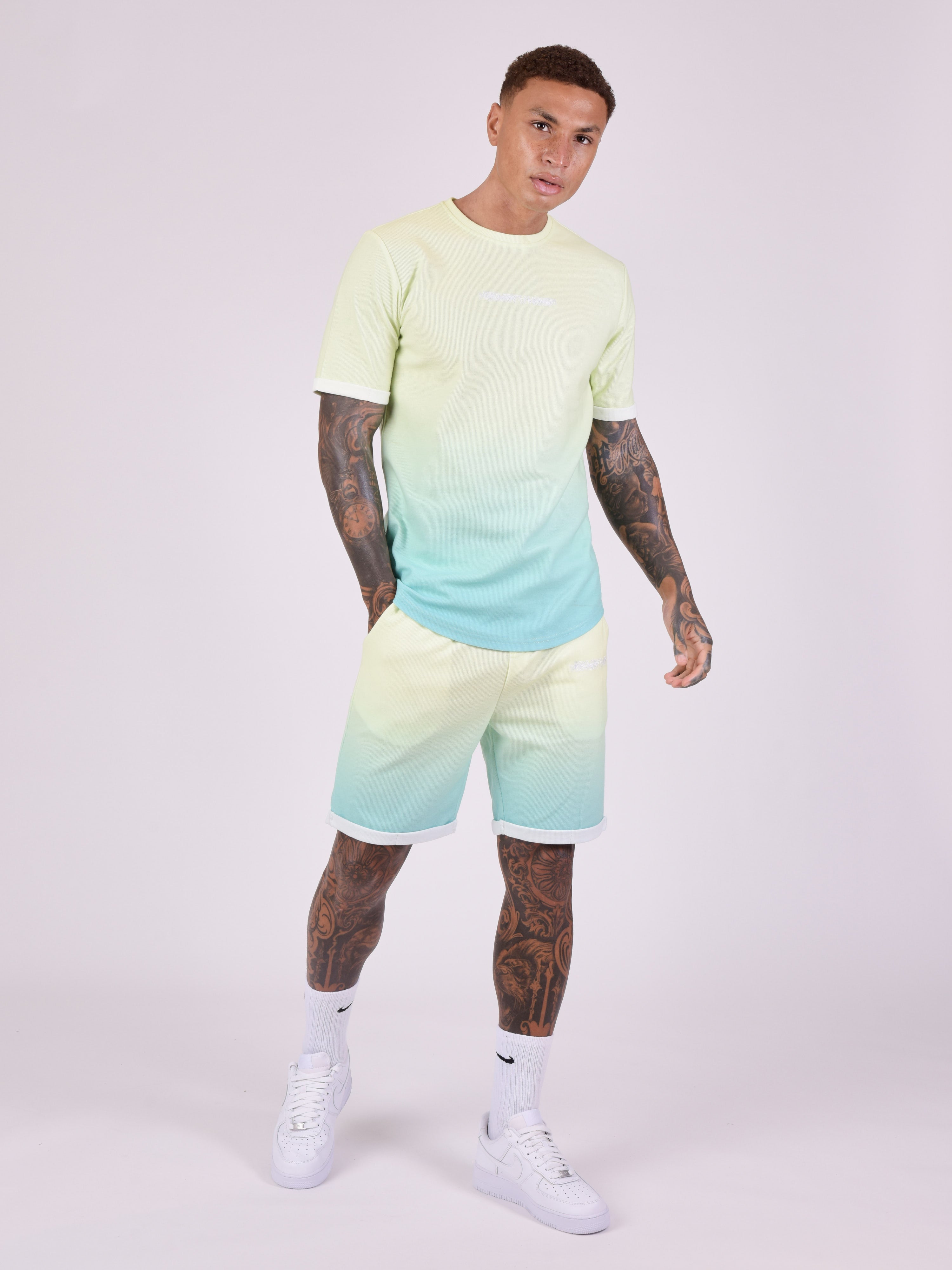 Gradient mesh style shorts-6