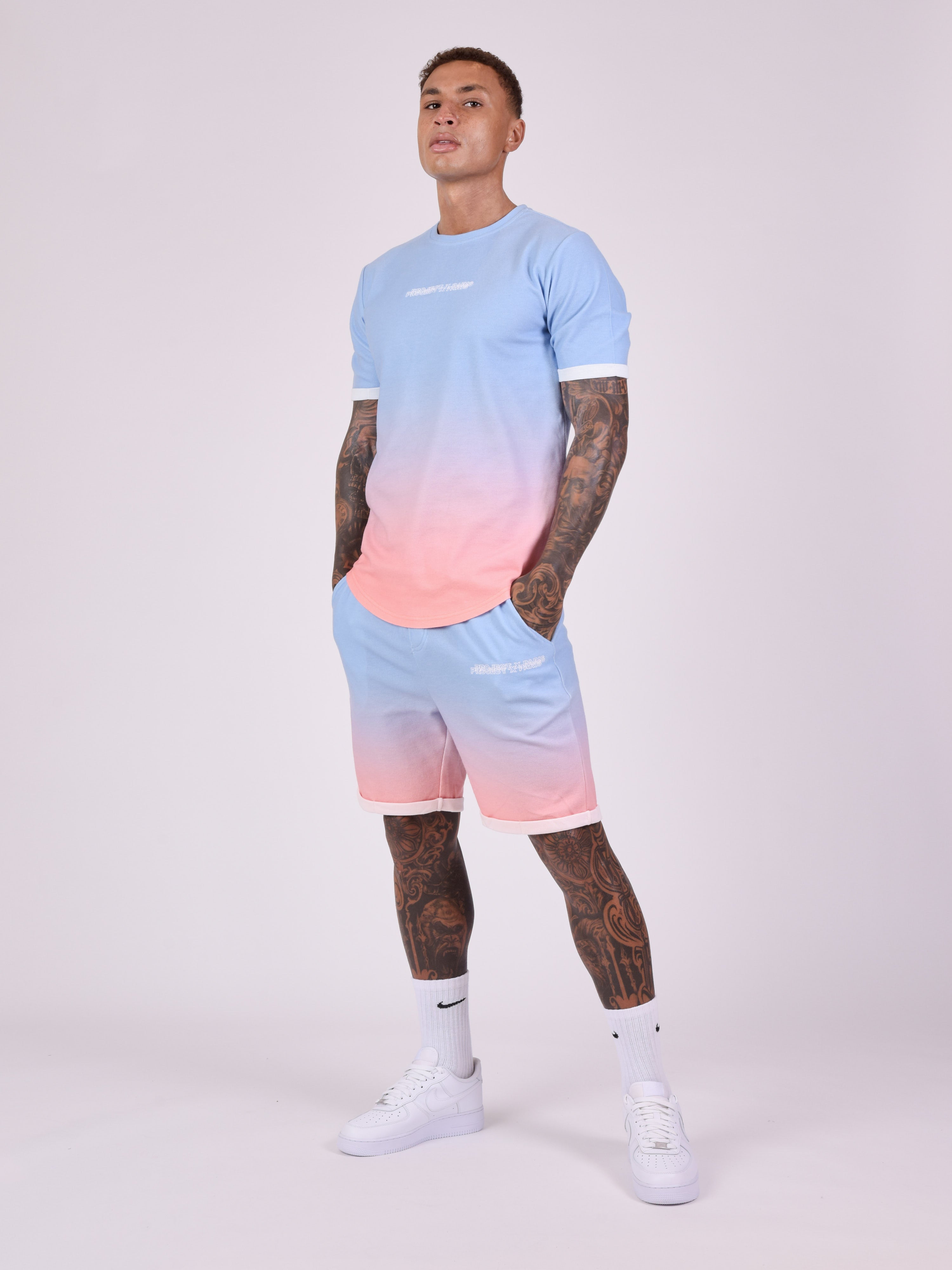 Gradient mesh style shorts-2