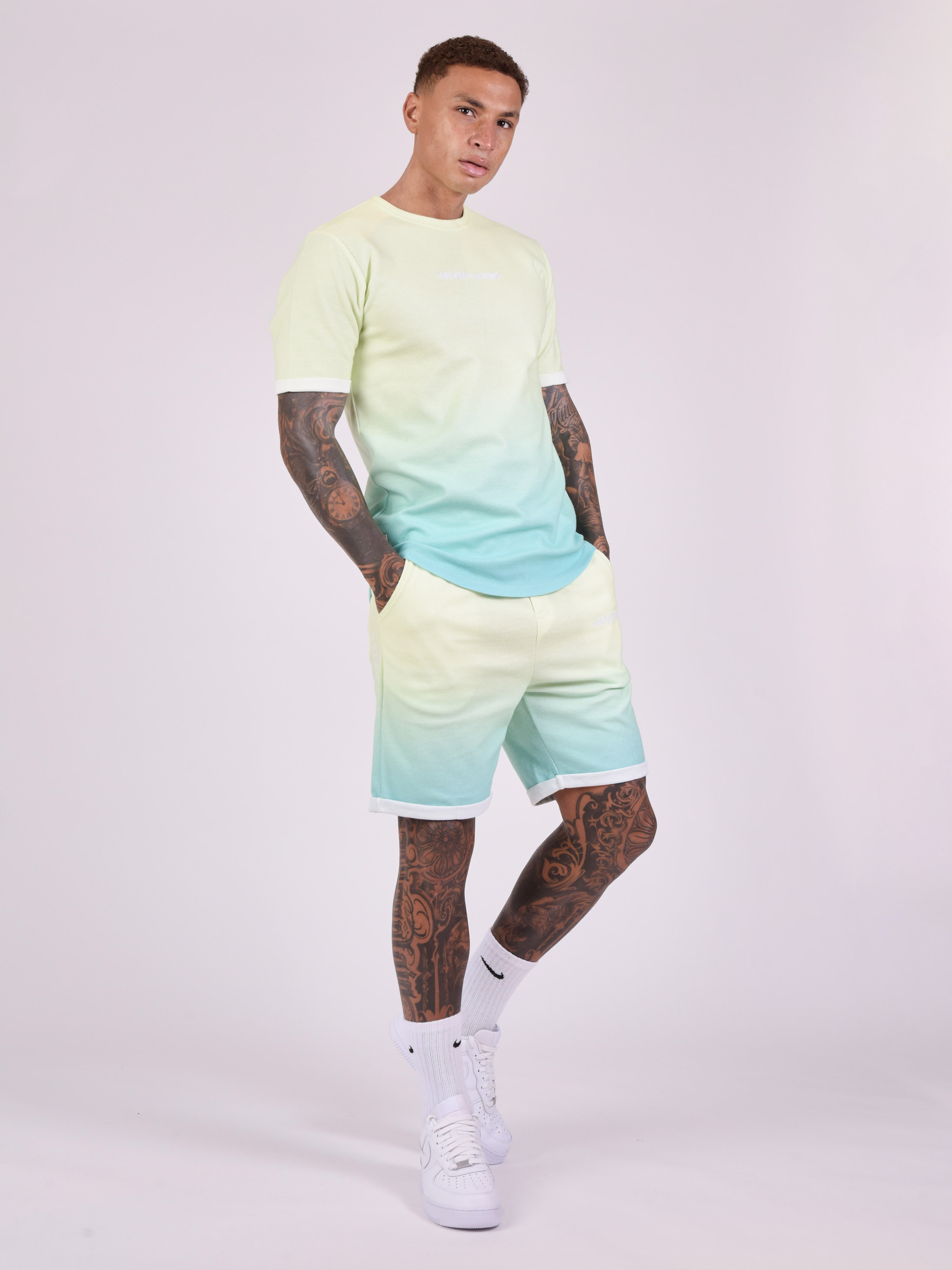 Gradient mesh style shorts-2