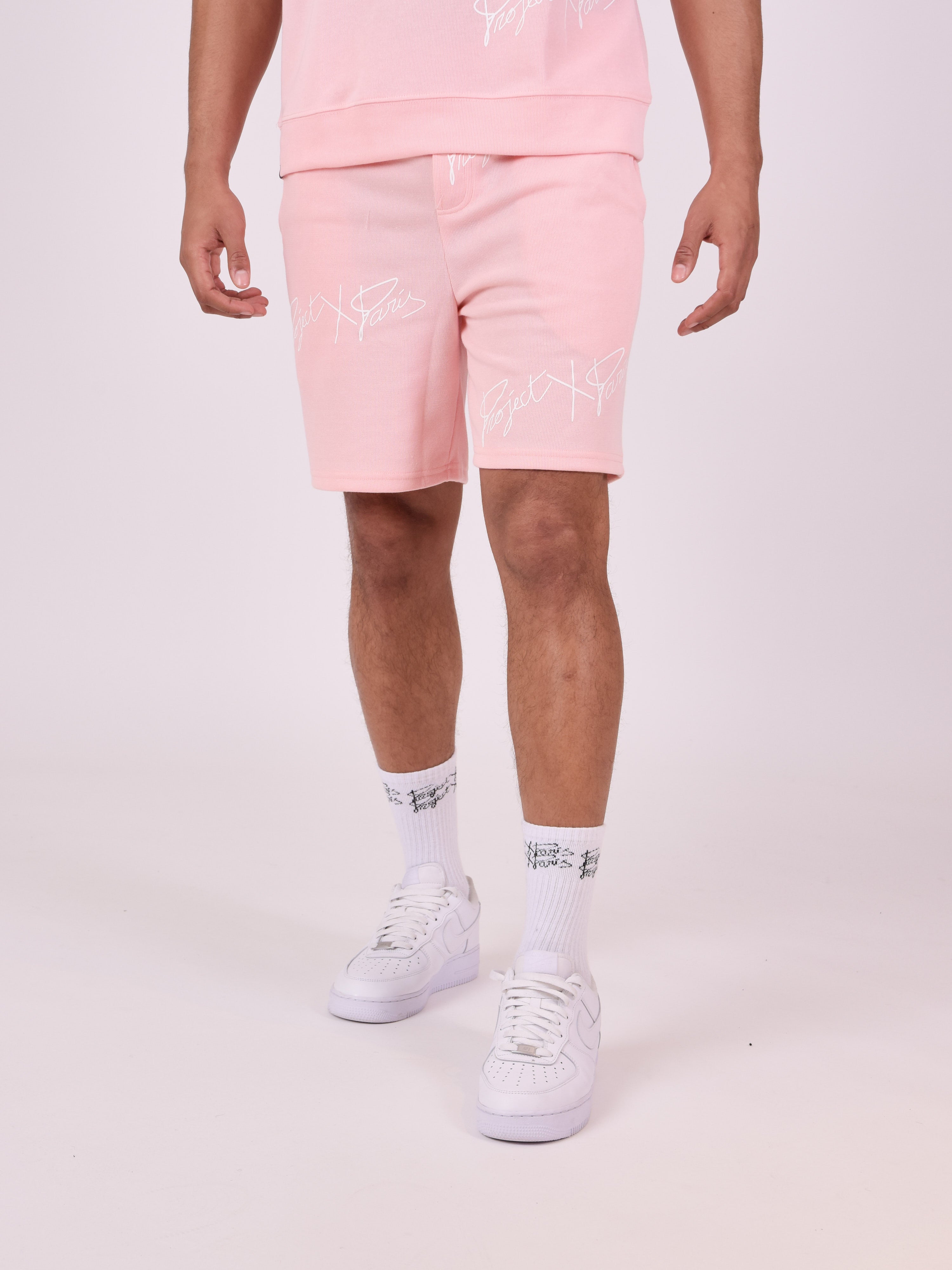 Short soft stile maglia stampata logo-3