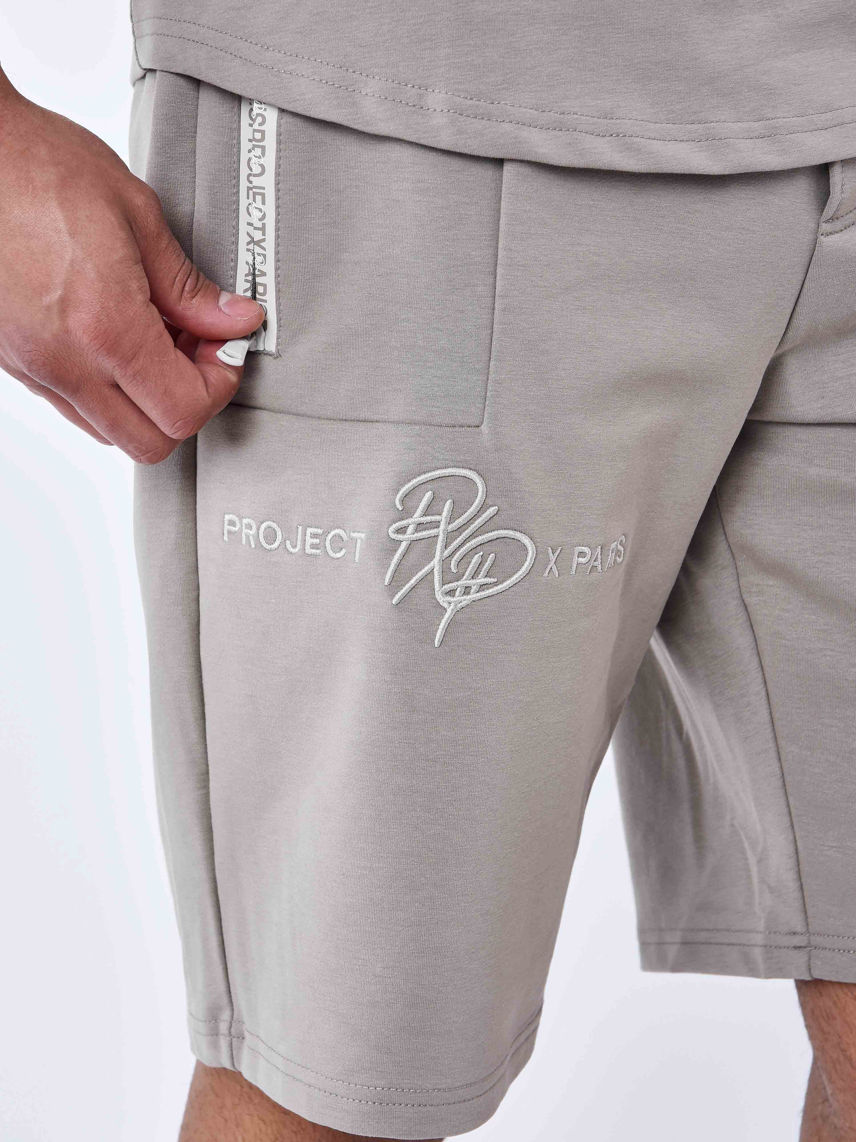 Short uni avec bande logo-6