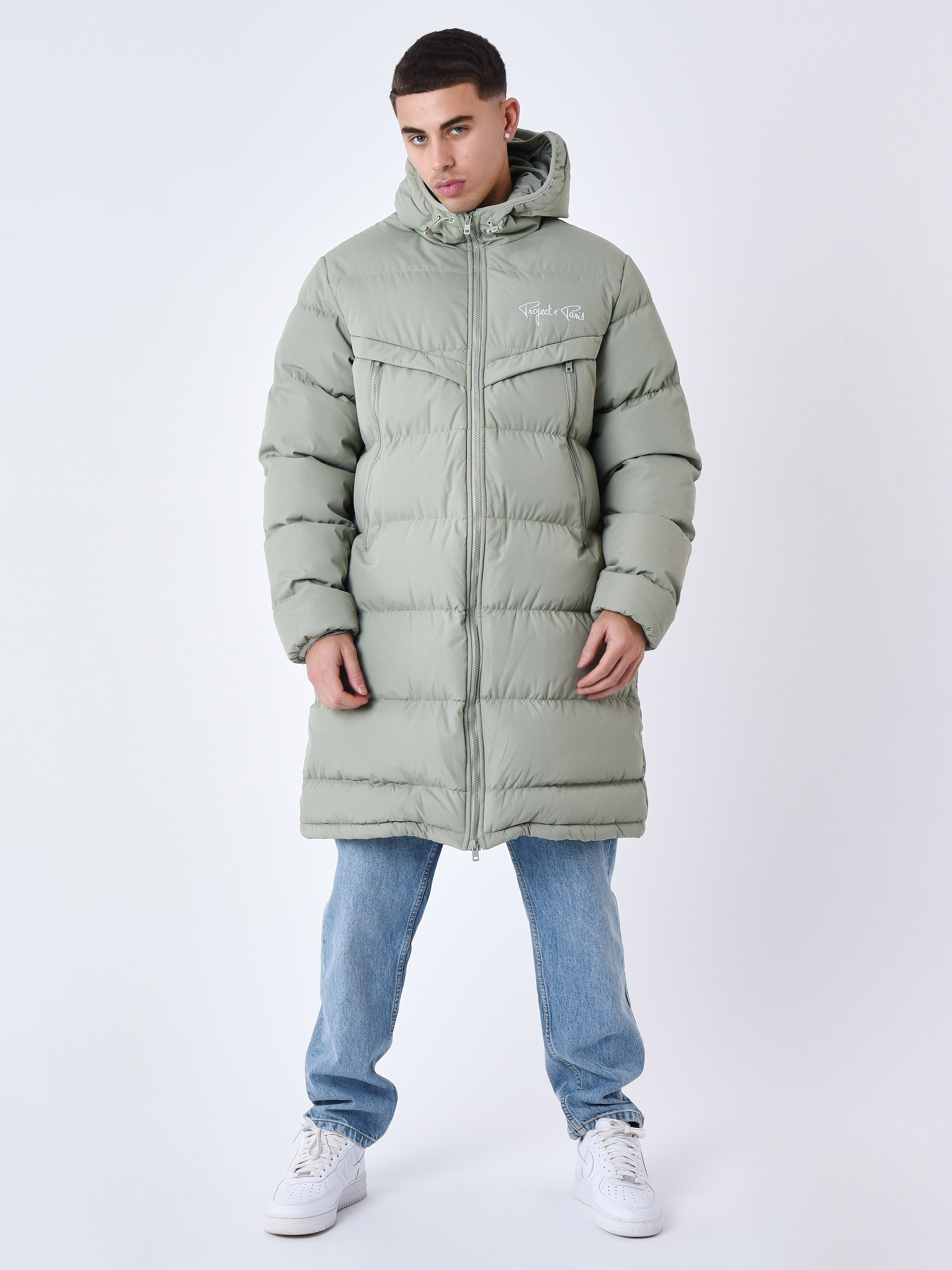 Long Hooded Puffer Jacket-6