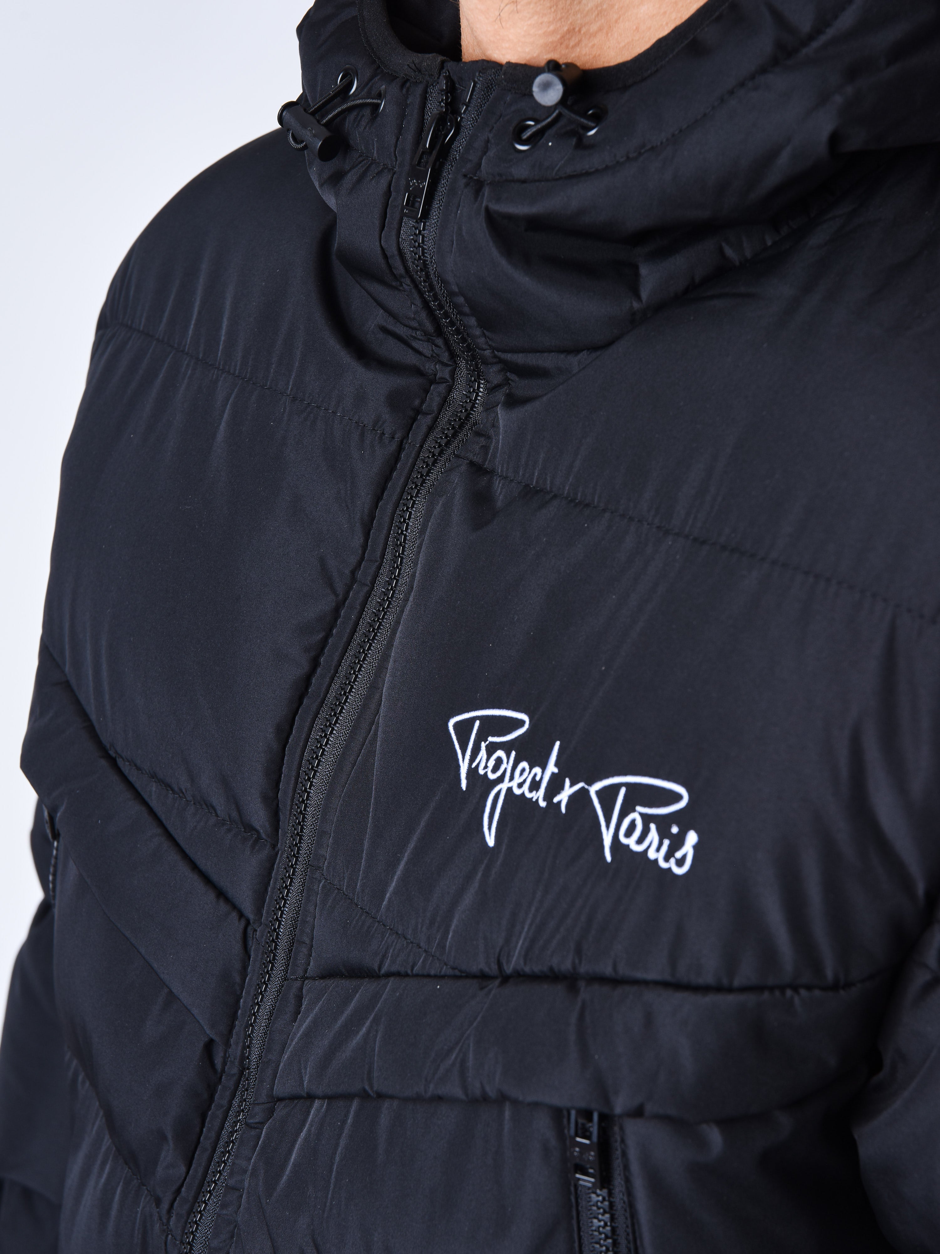 Long Hooded Puffer Jacket-6