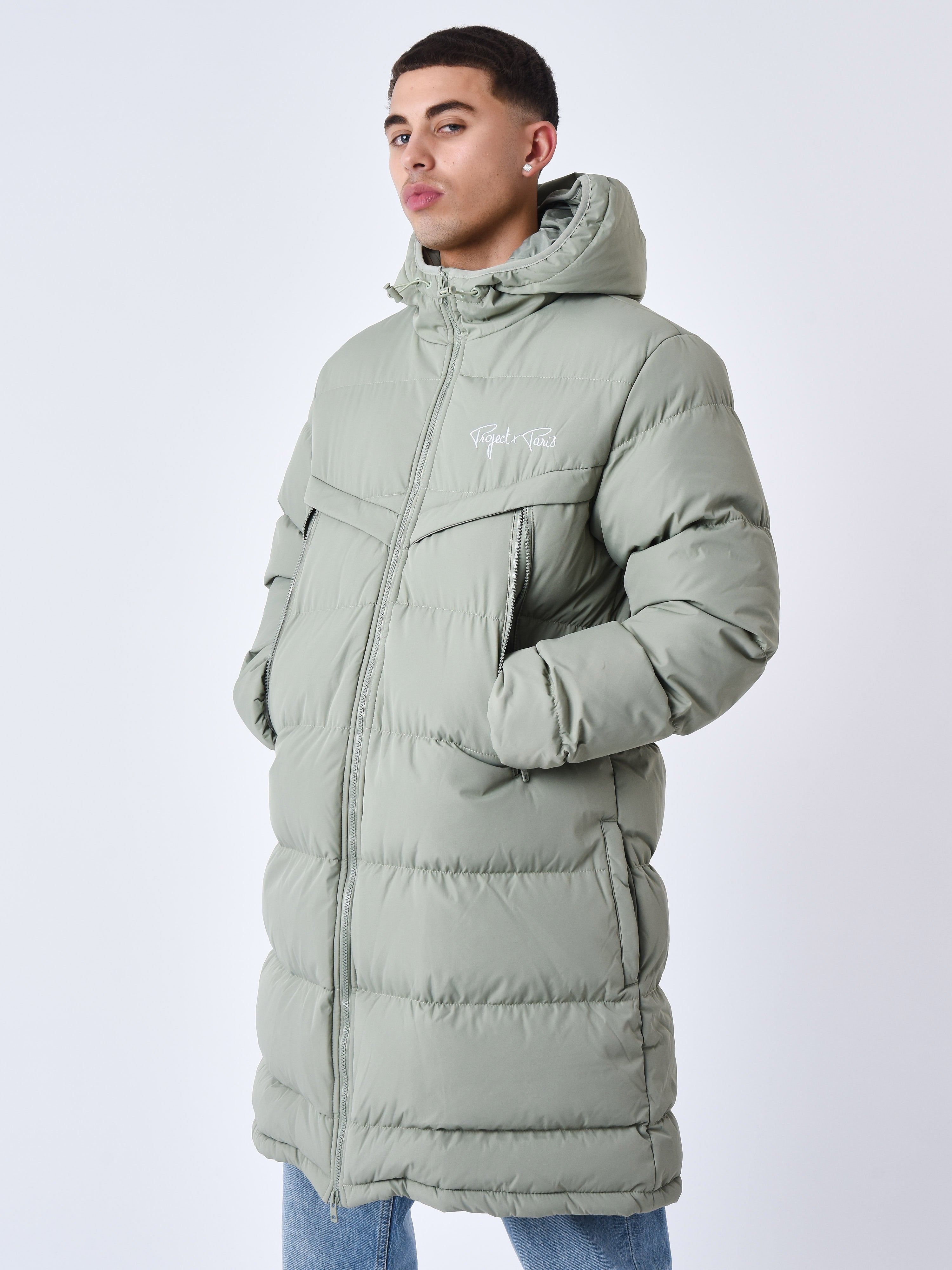 Long Hooded Puffer Jacket-7