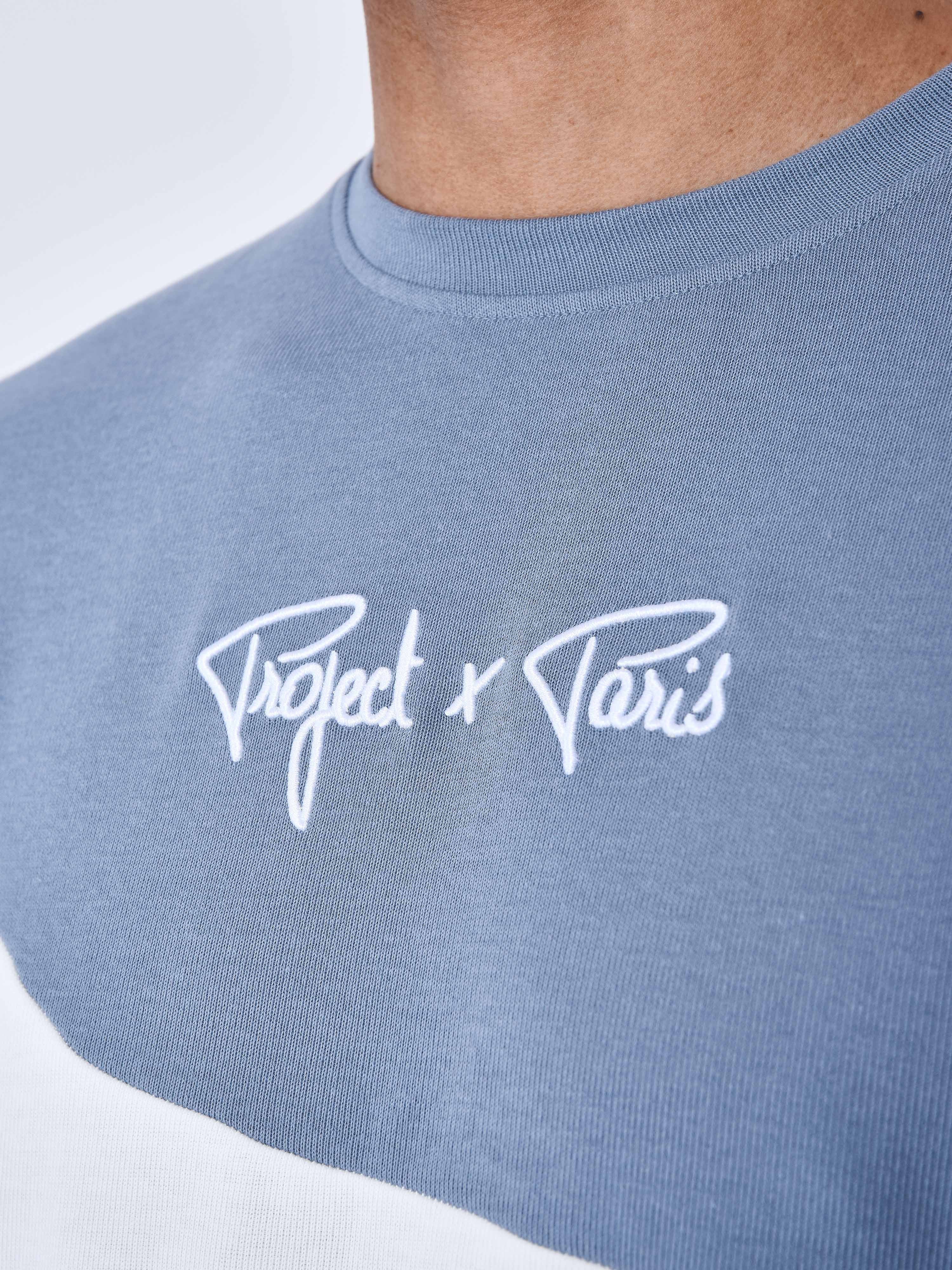 Oversized Tricolor Mesh Style T-shirt-6