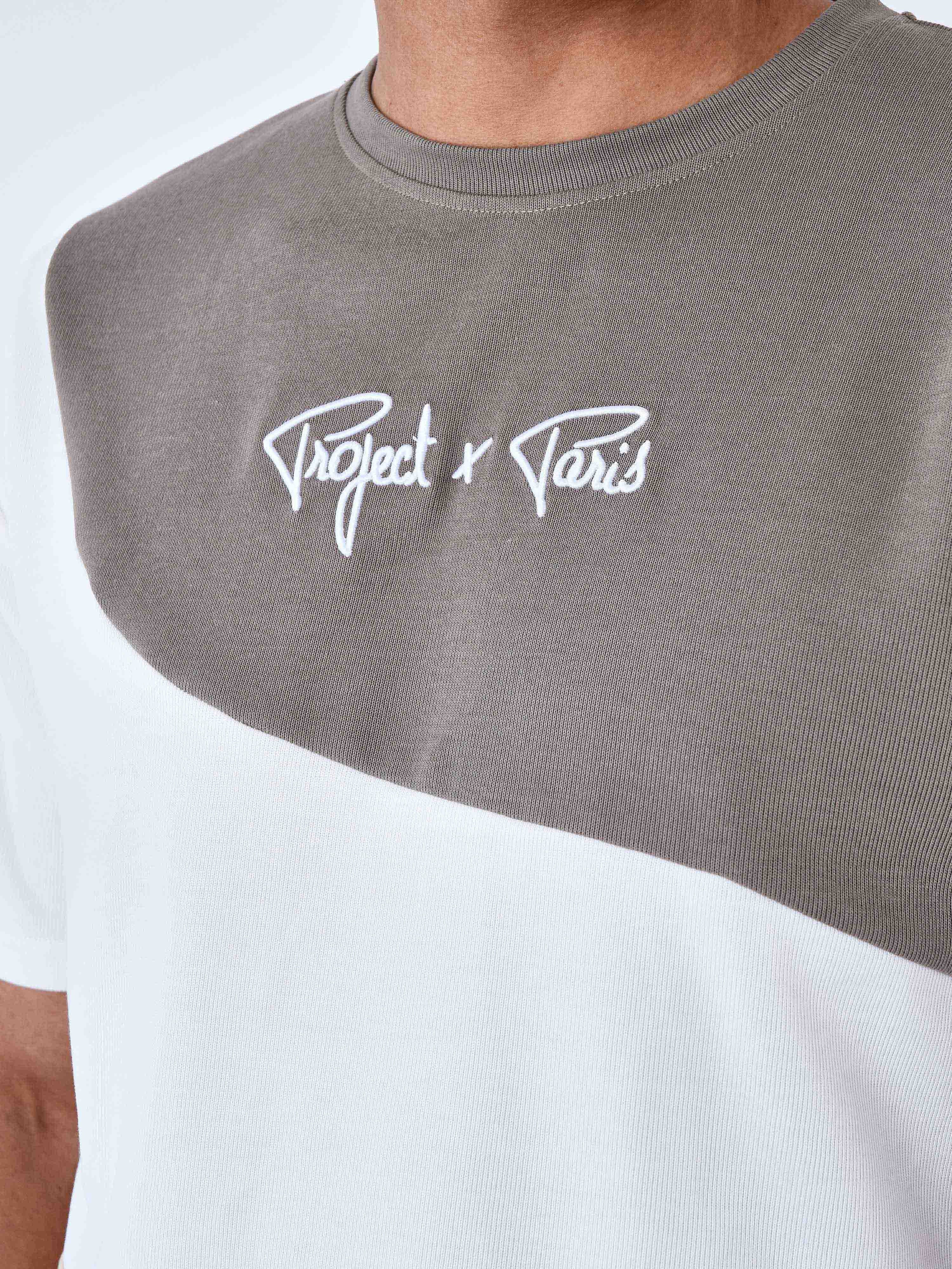 T-shirt oversize Tricolore Stile Maglia-6