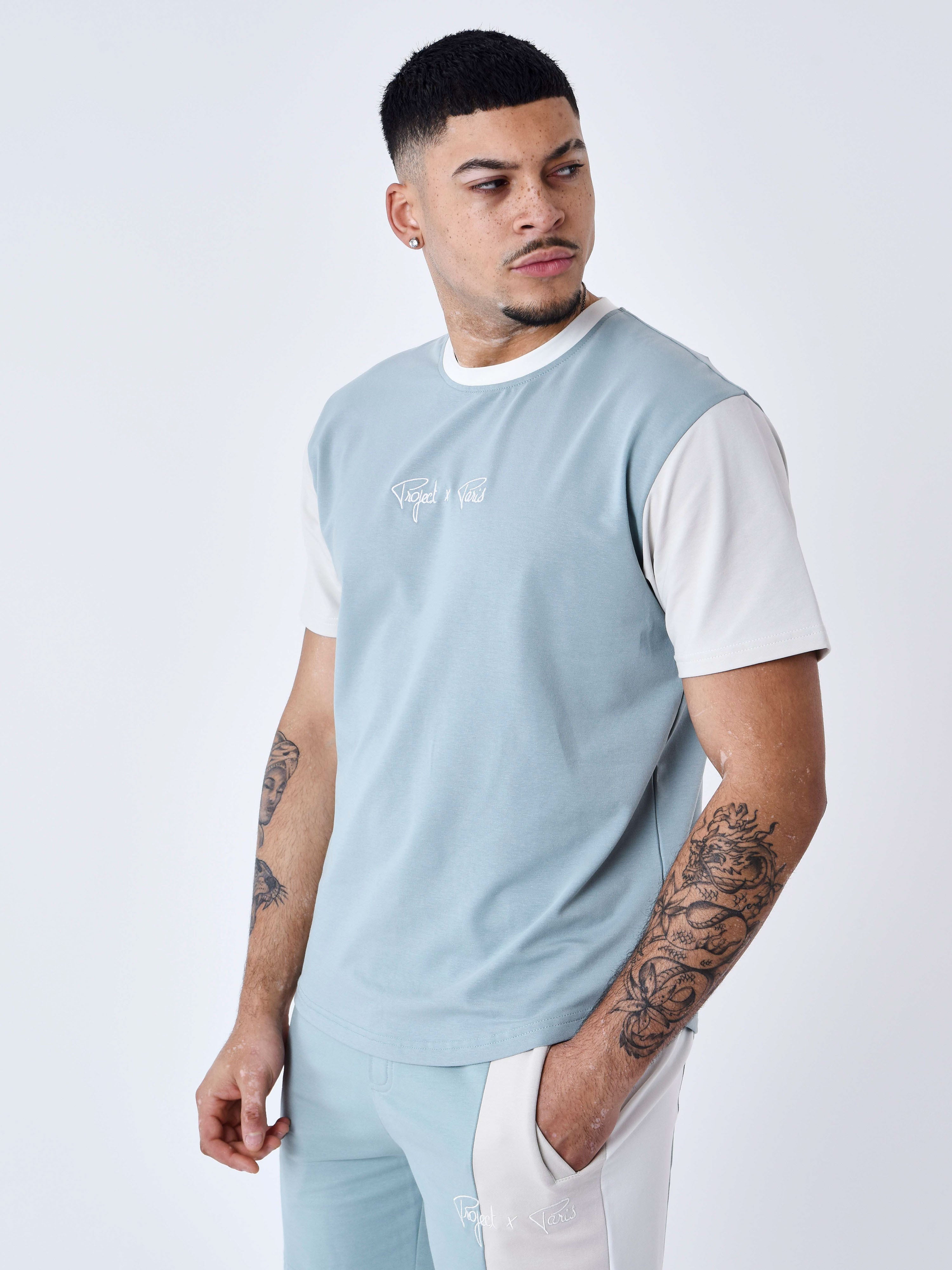 T-shirt Colorblock-4