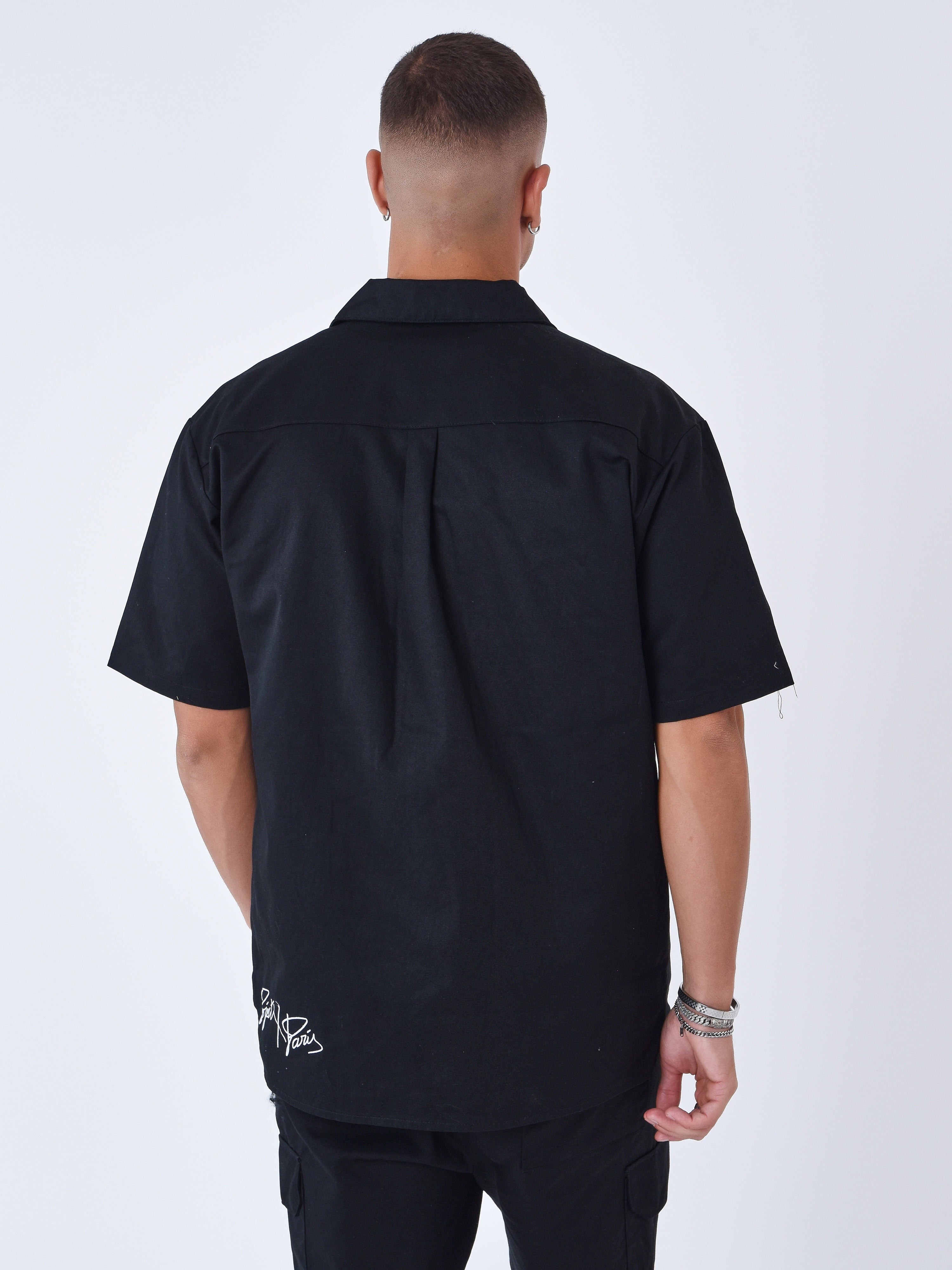 Plain short-sleeve shirt with pockets – PXP