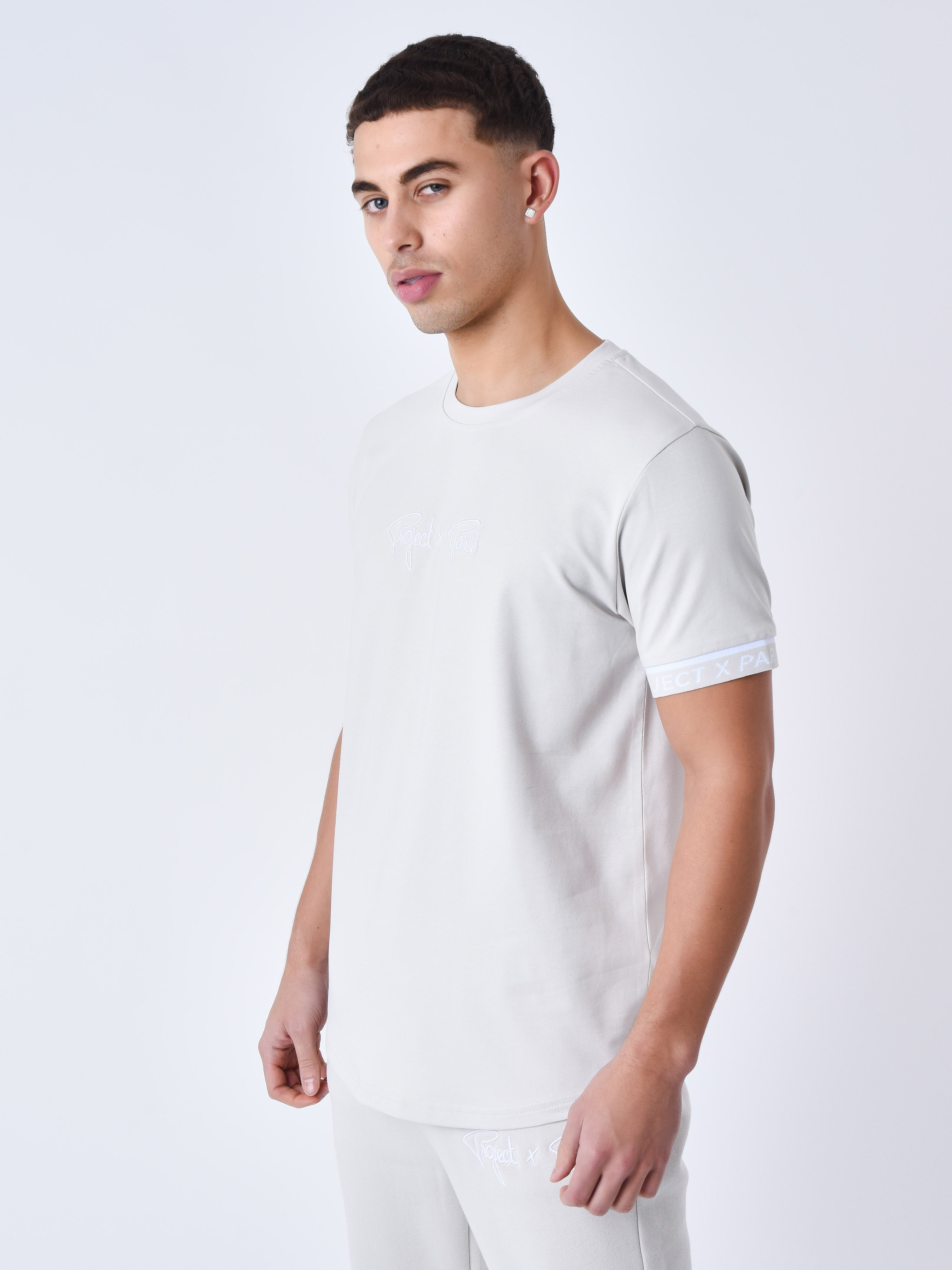 Tricou cu benzi elastice-10