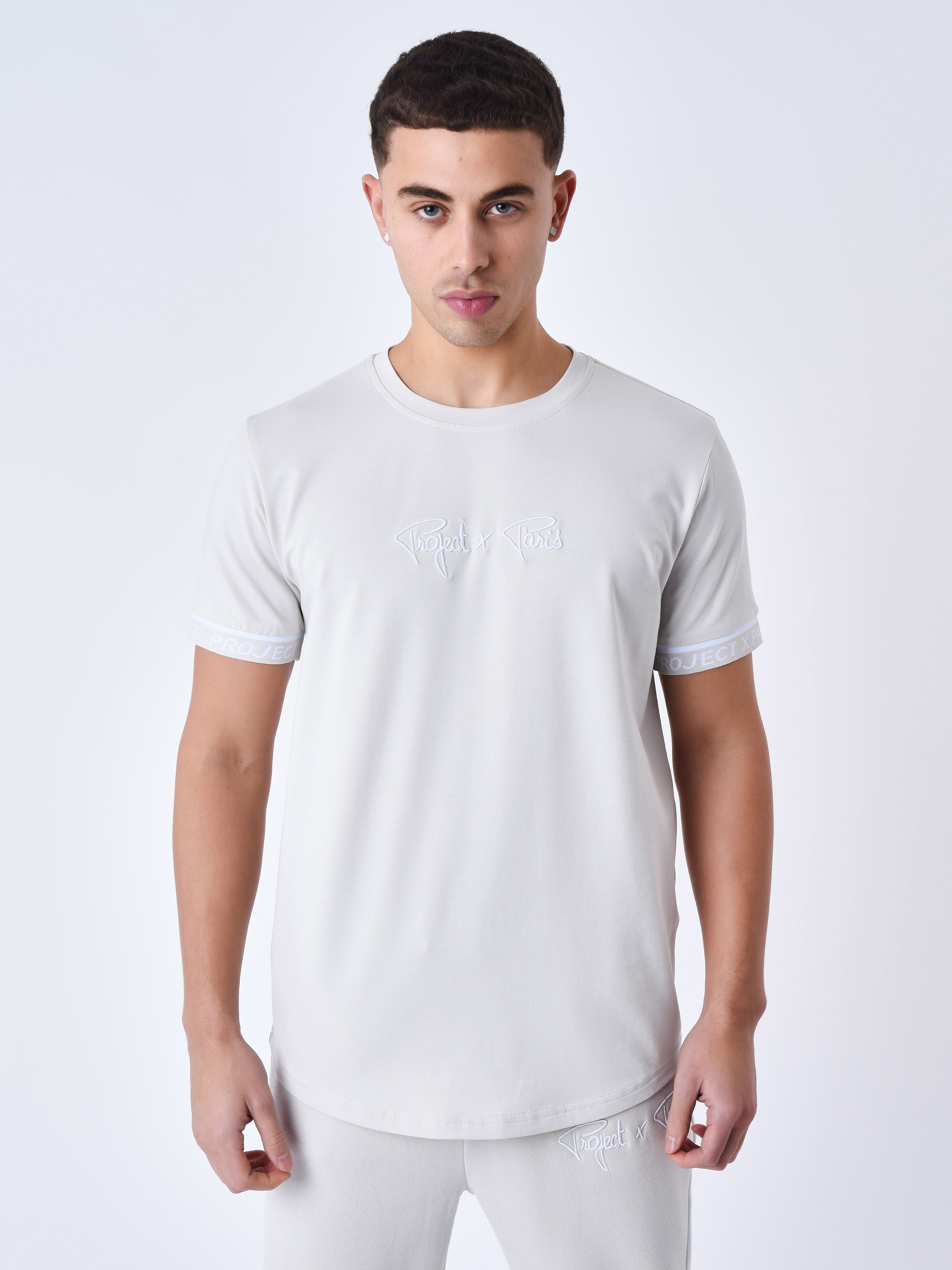 Tricou cu benzi elastice-8