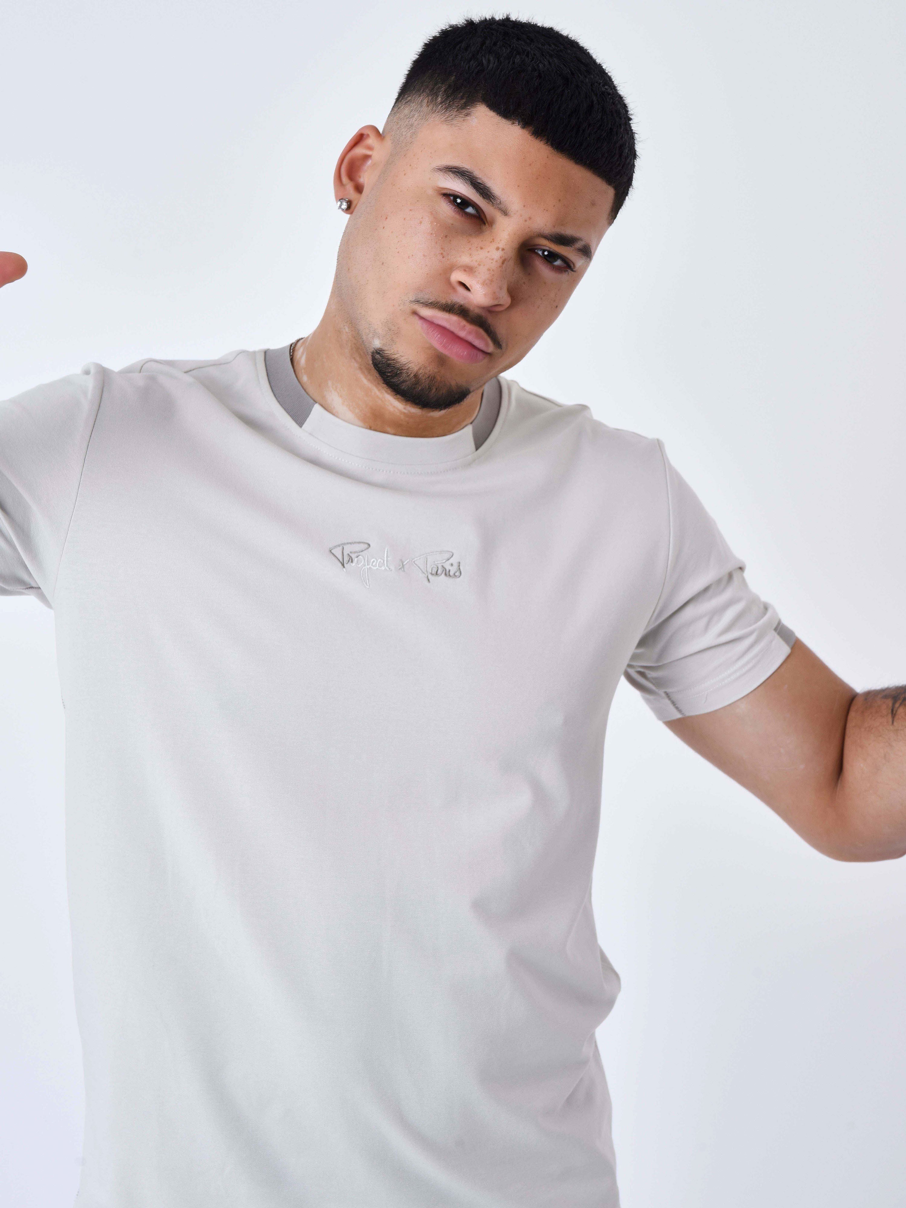 T-Shirt mit kontrastierendem Logoband-1