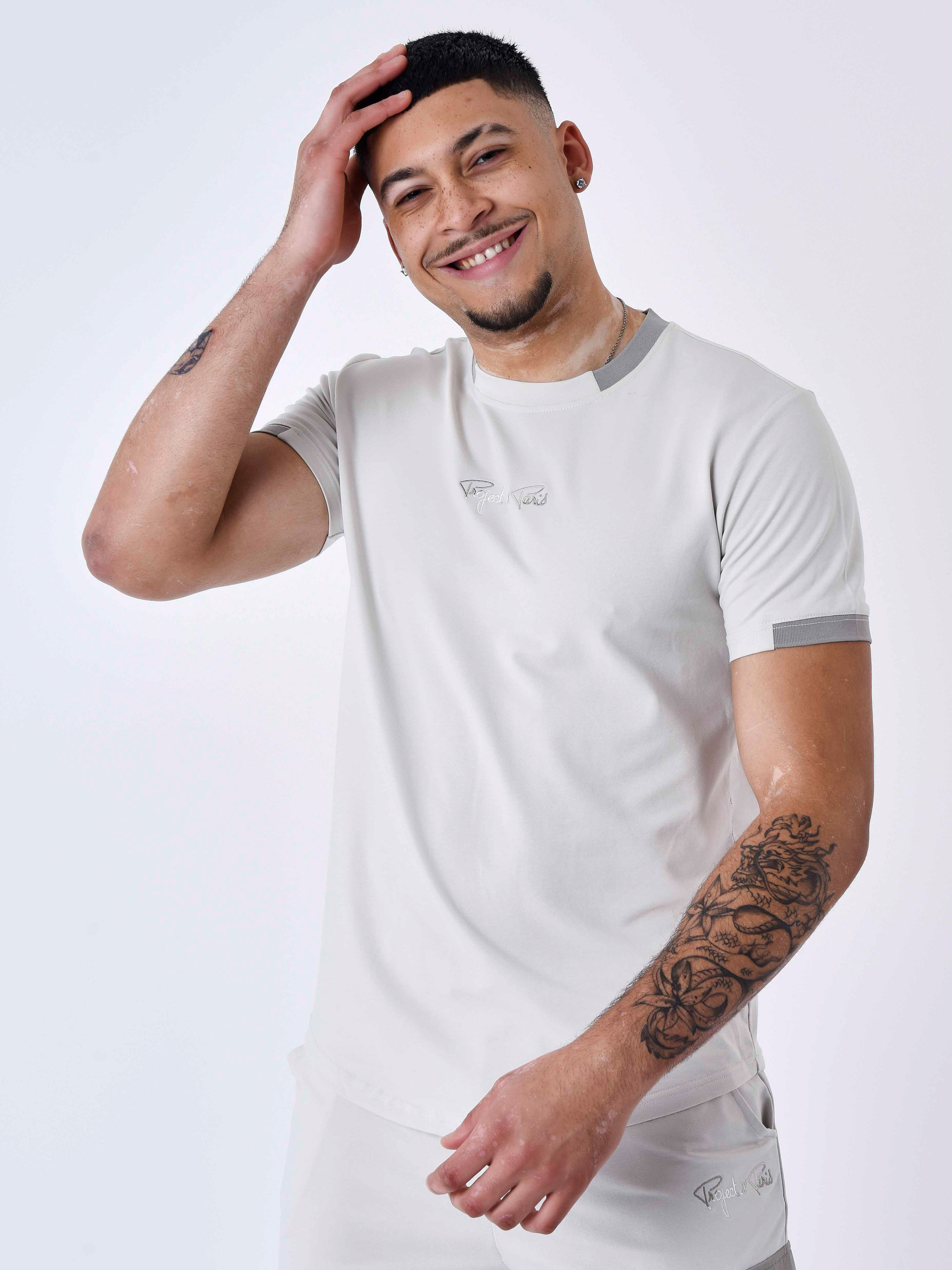 T-Shirt mit kontrastierendem Logoband-2