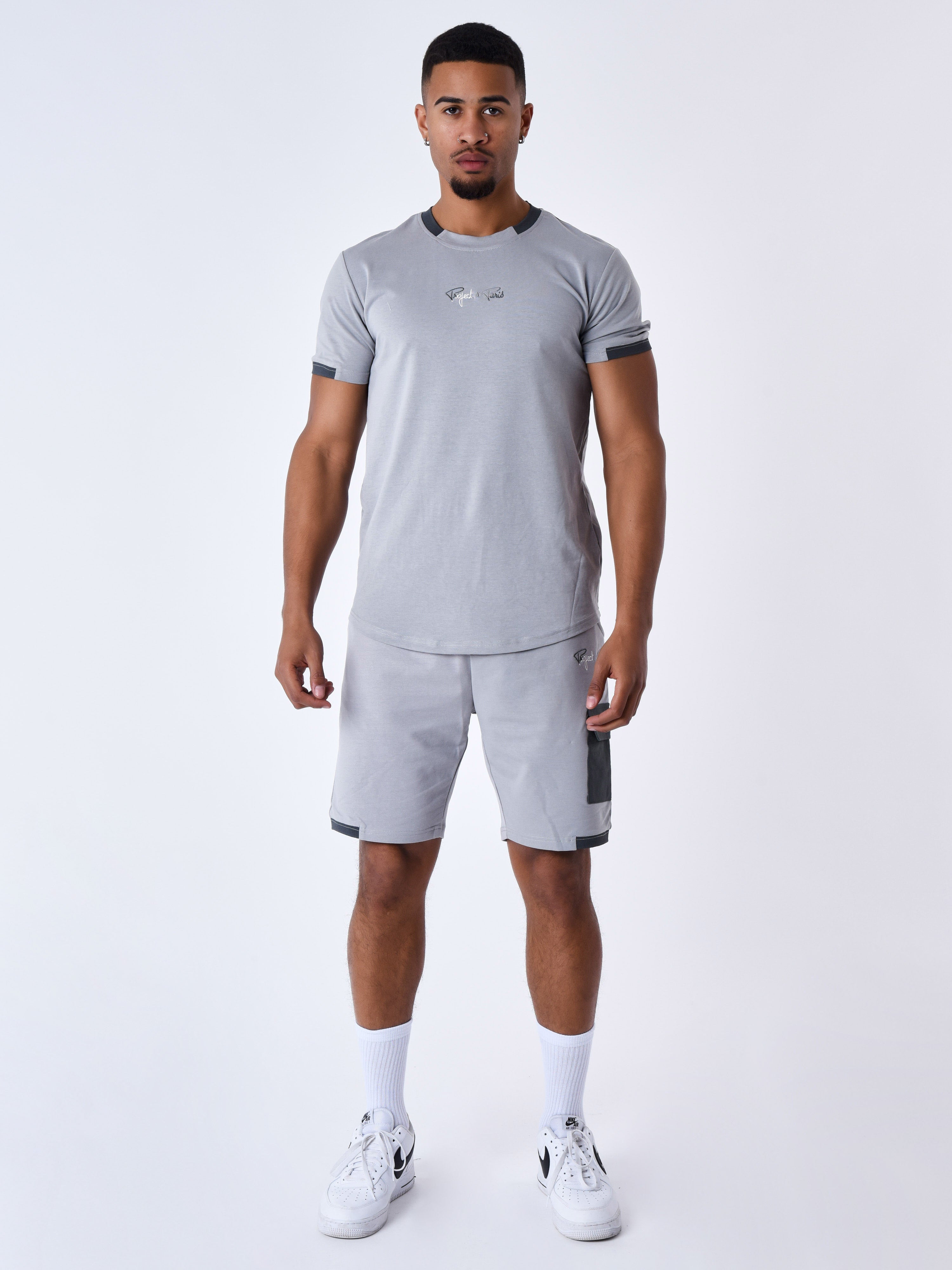 T-Shirt mit kontrastierendem Logoband-3