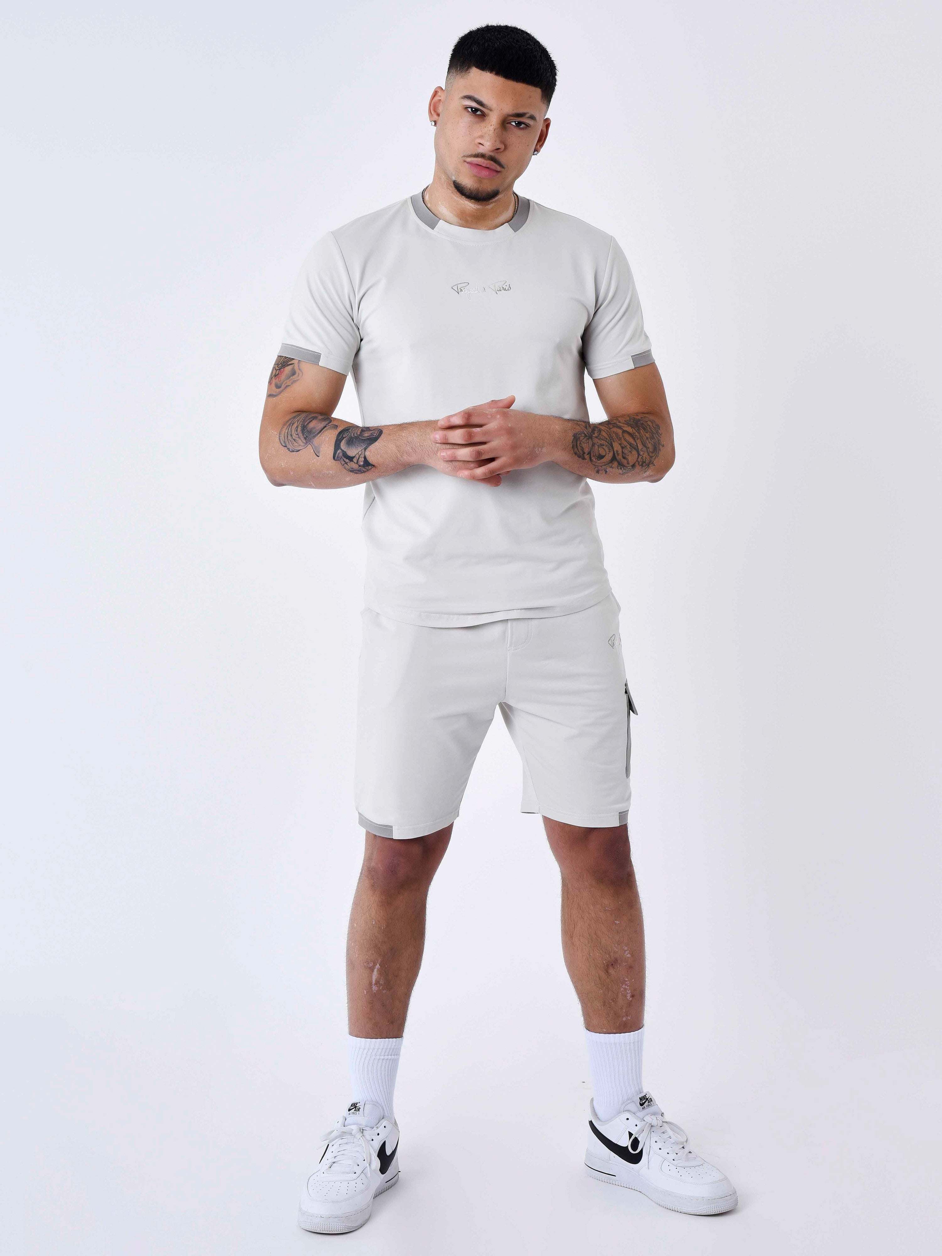 T-Shirt mit kontrastierendem Logoband-3