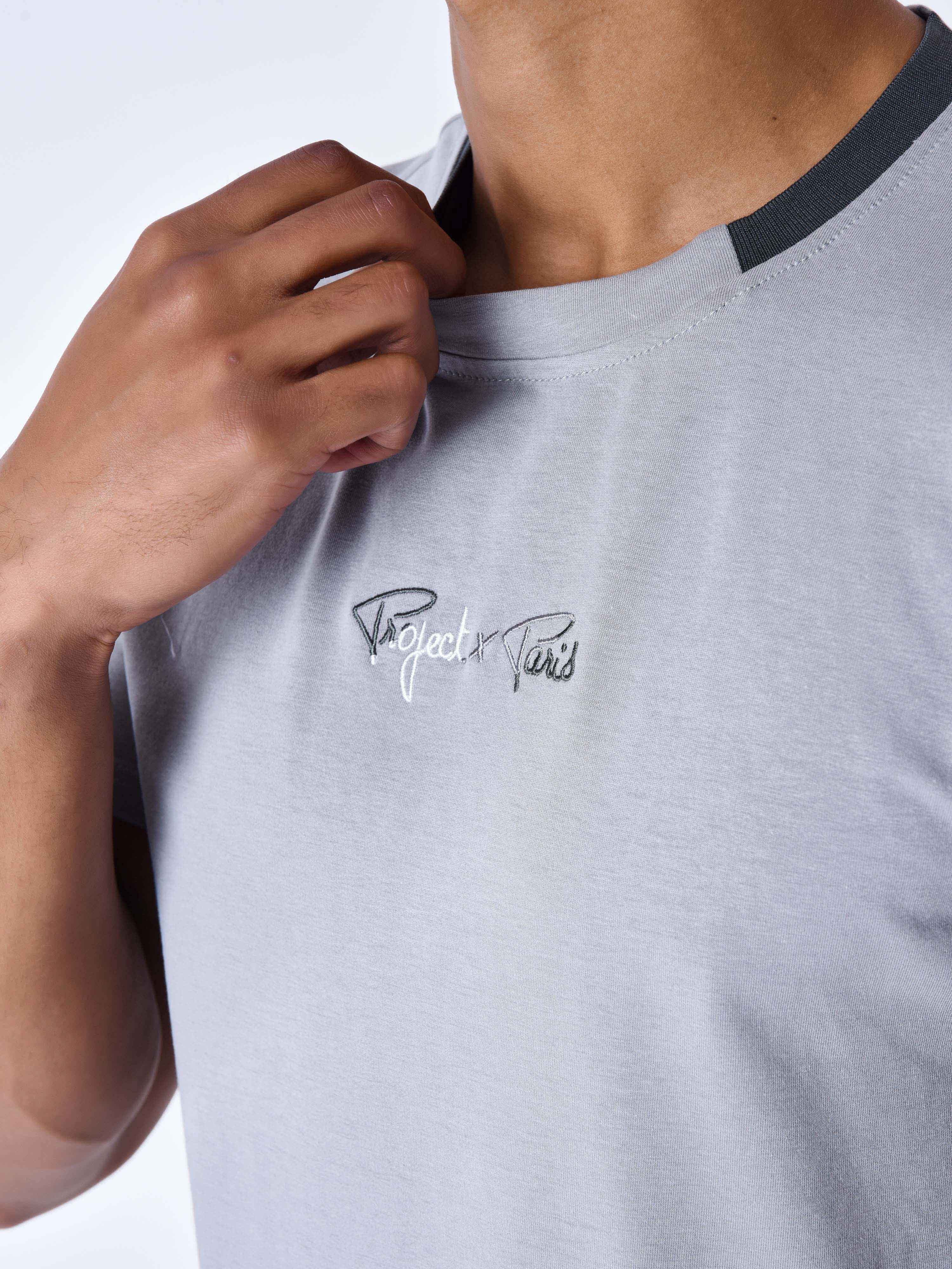 T-Shirt mit kontrastierendem Logoband-6