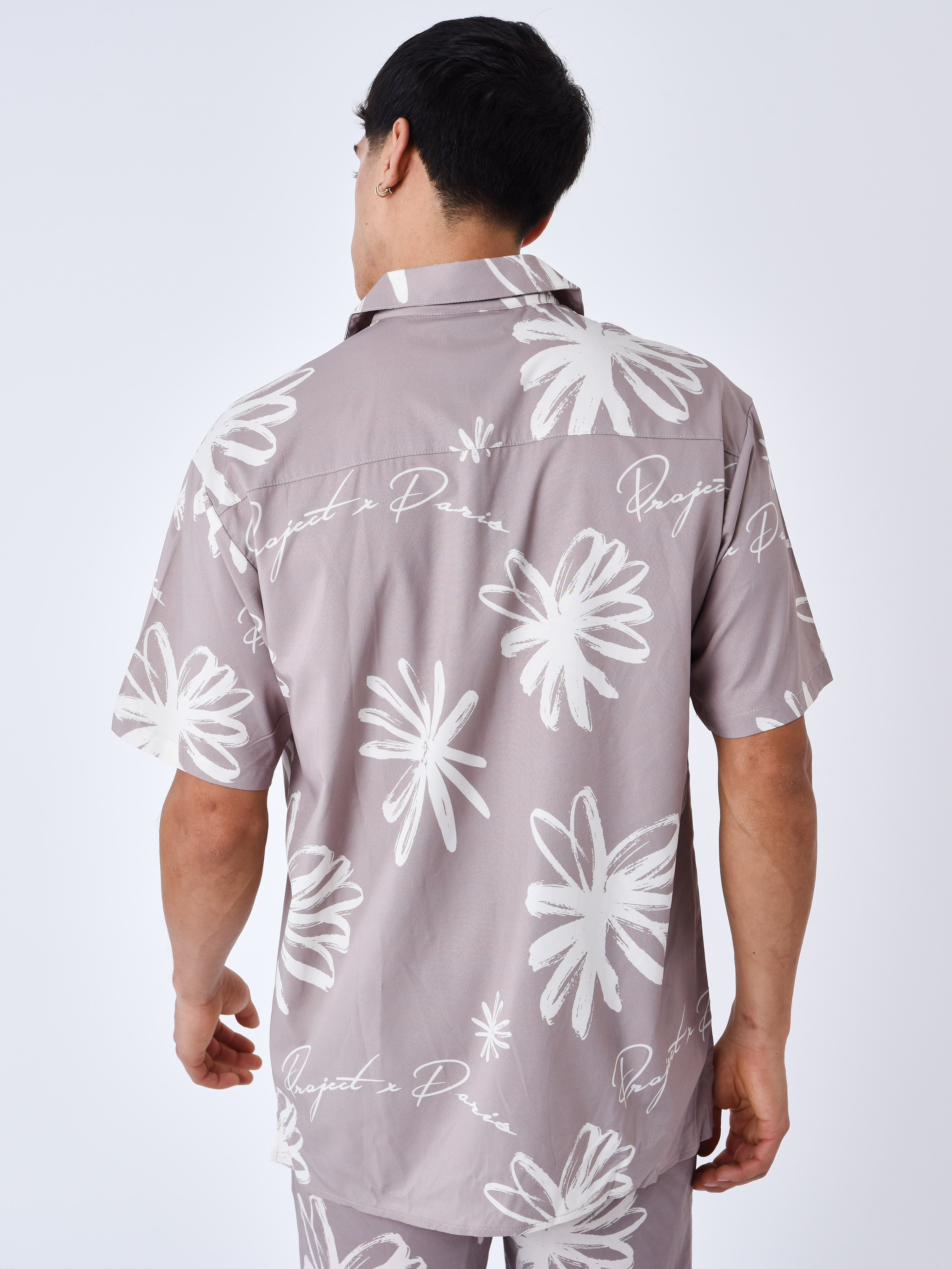 All-over floral sketch shirt-6