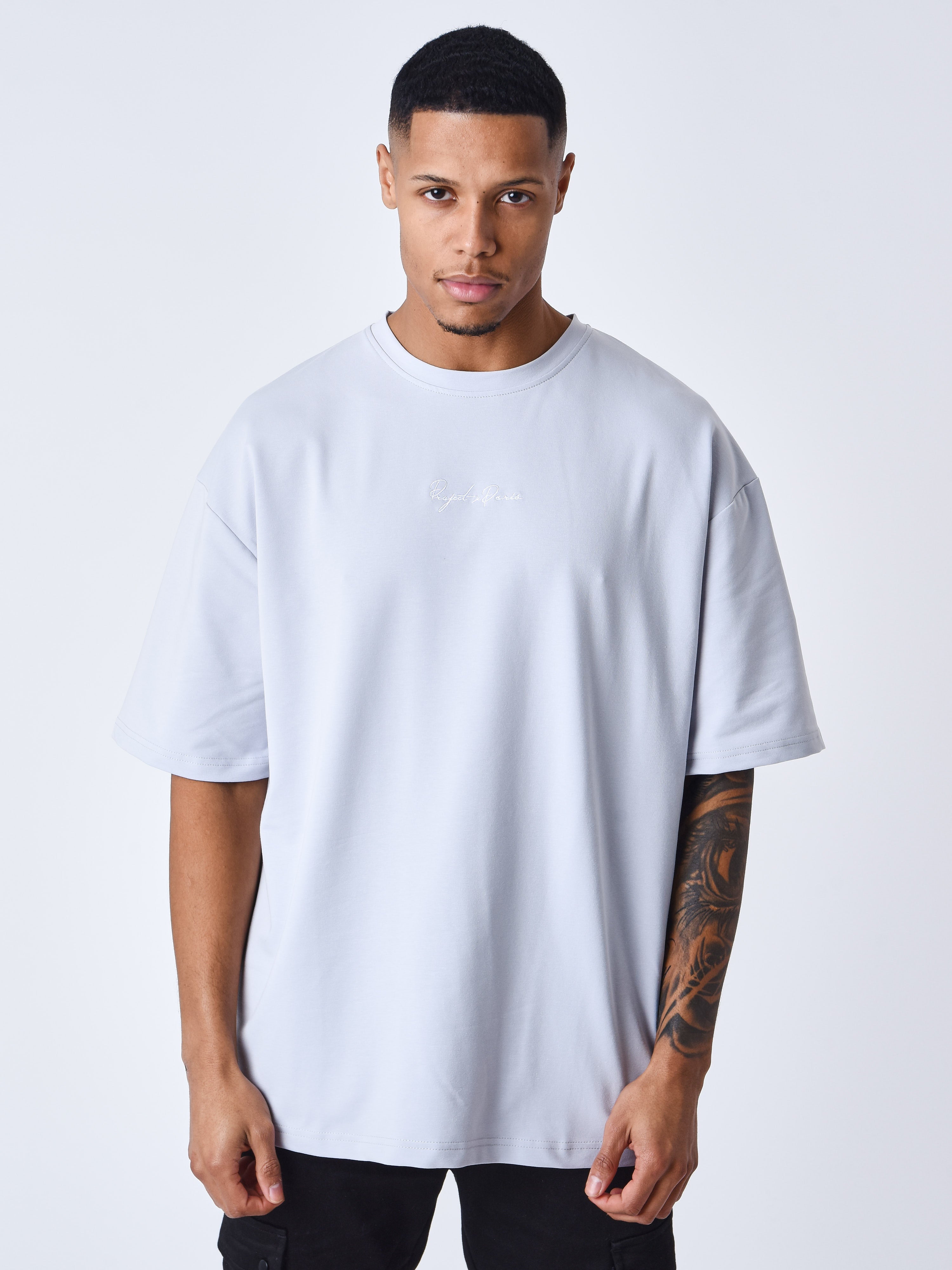 T-shirt broderie signature-2