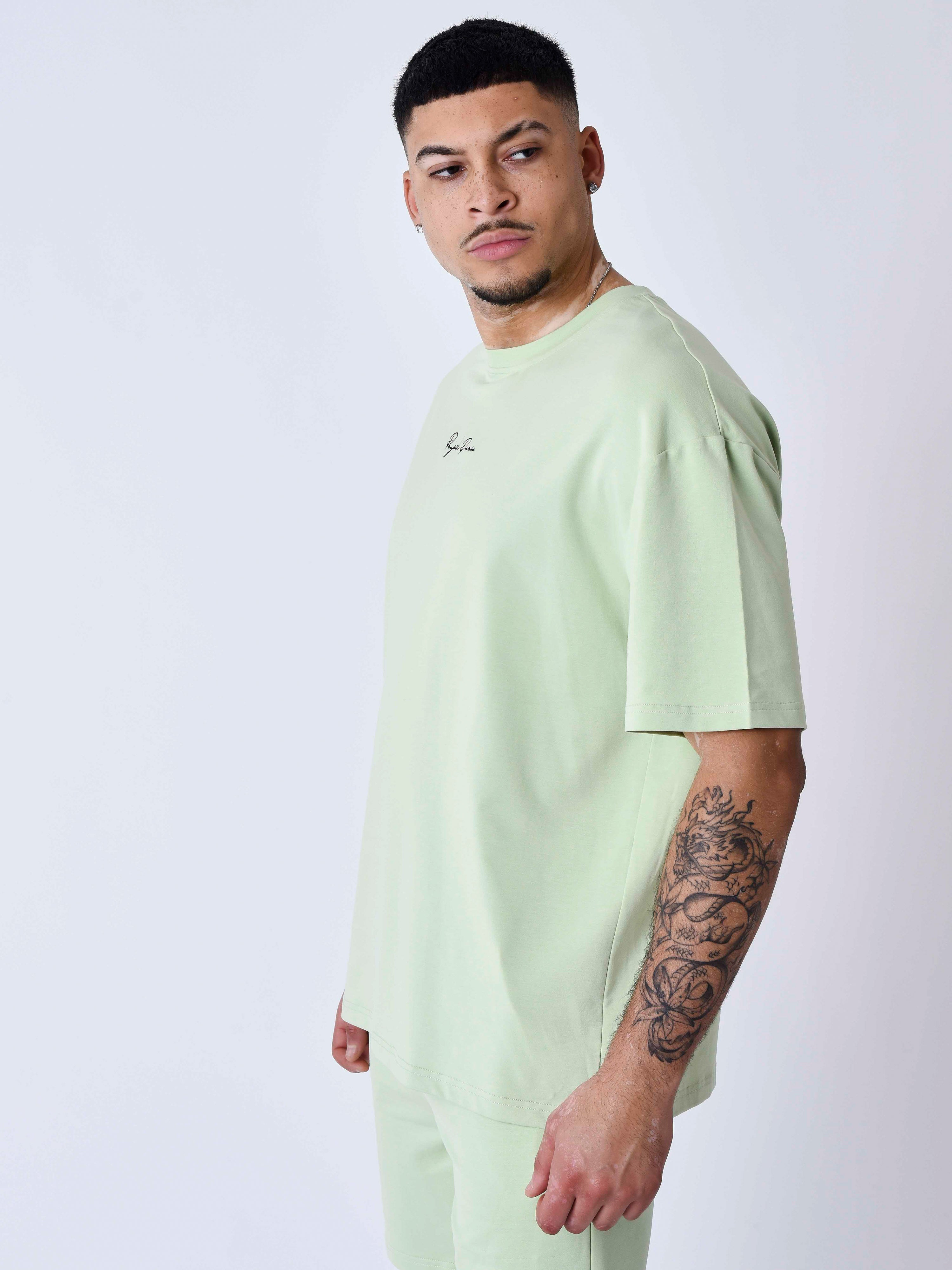 T-shirt broderie signature-5