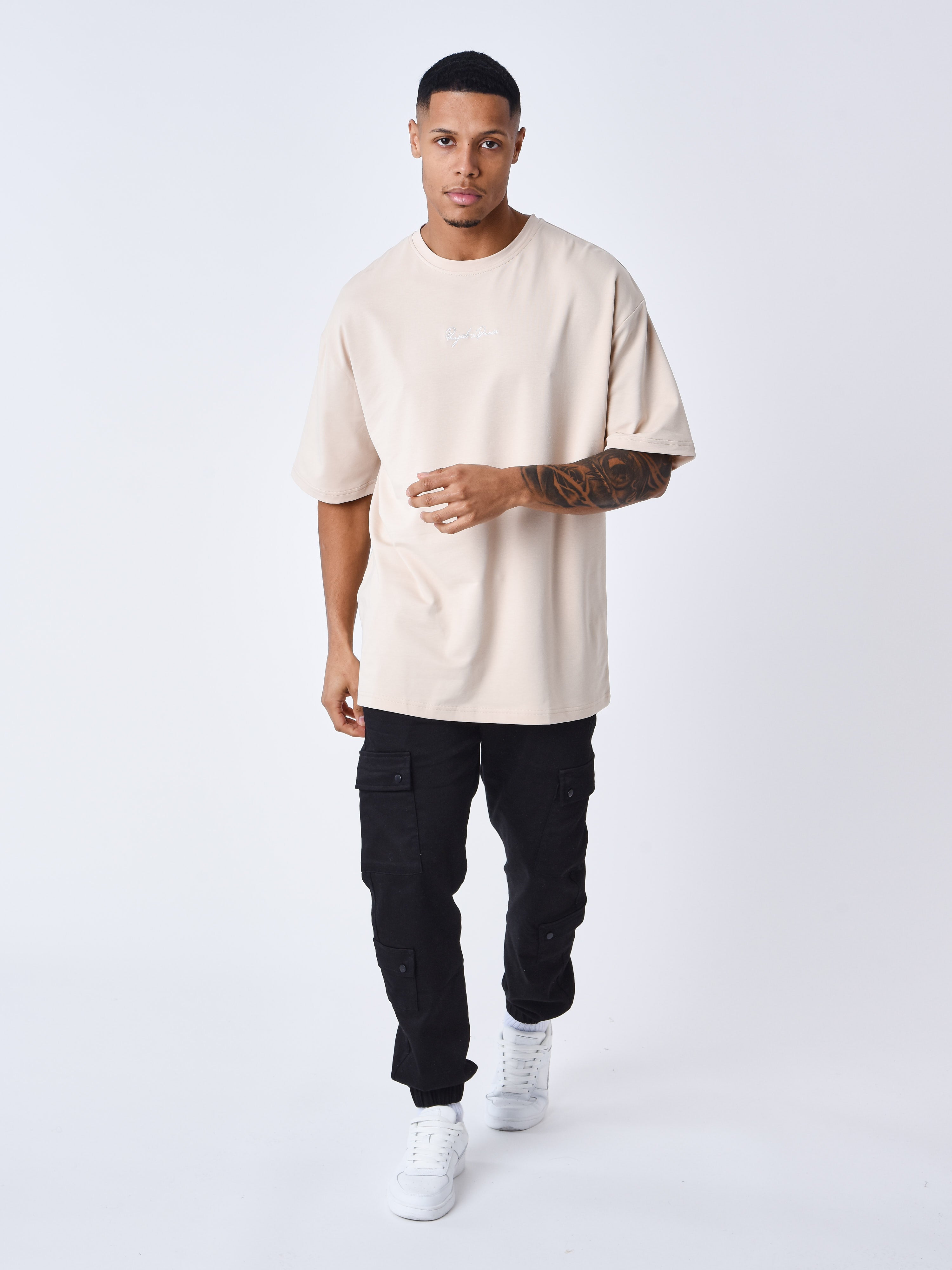 T-shirt broderie signature-3