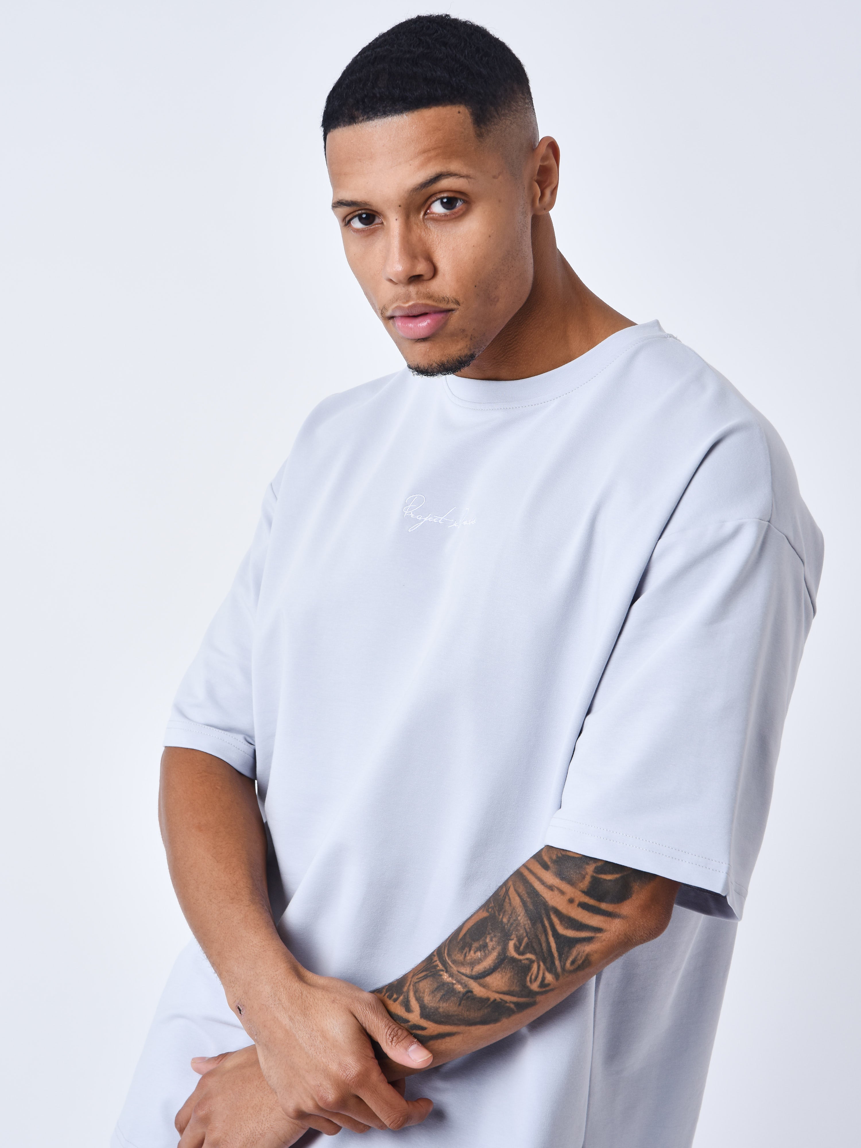 T-shirt broderie signature-1