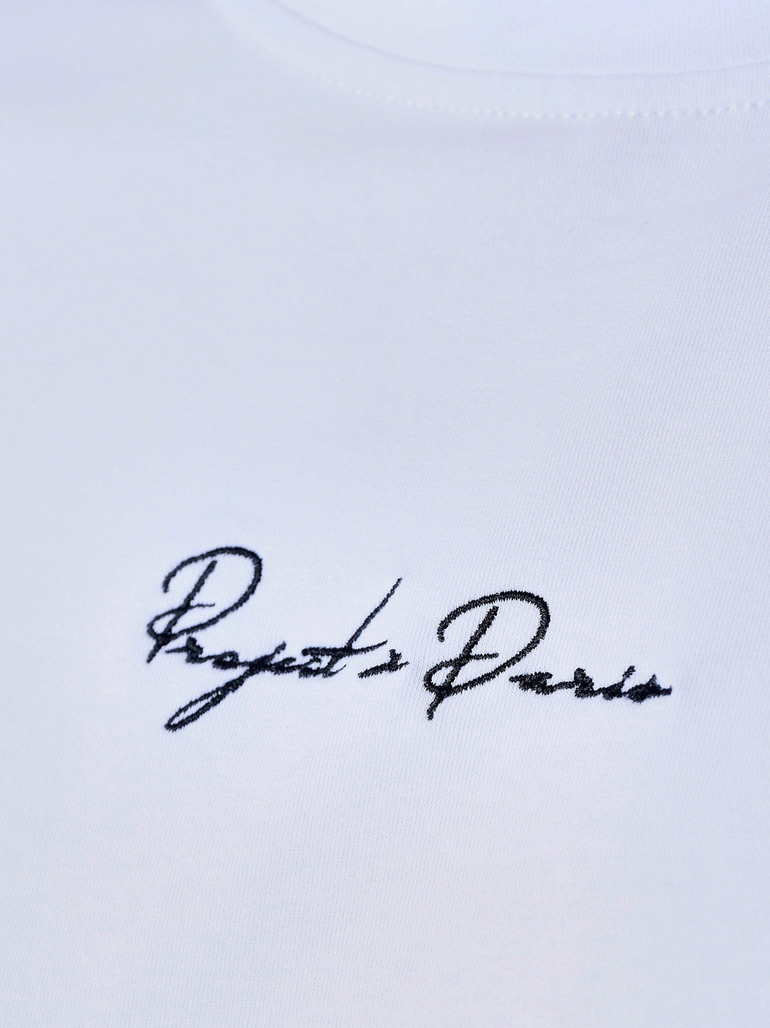 T-shirt broderie signature-7