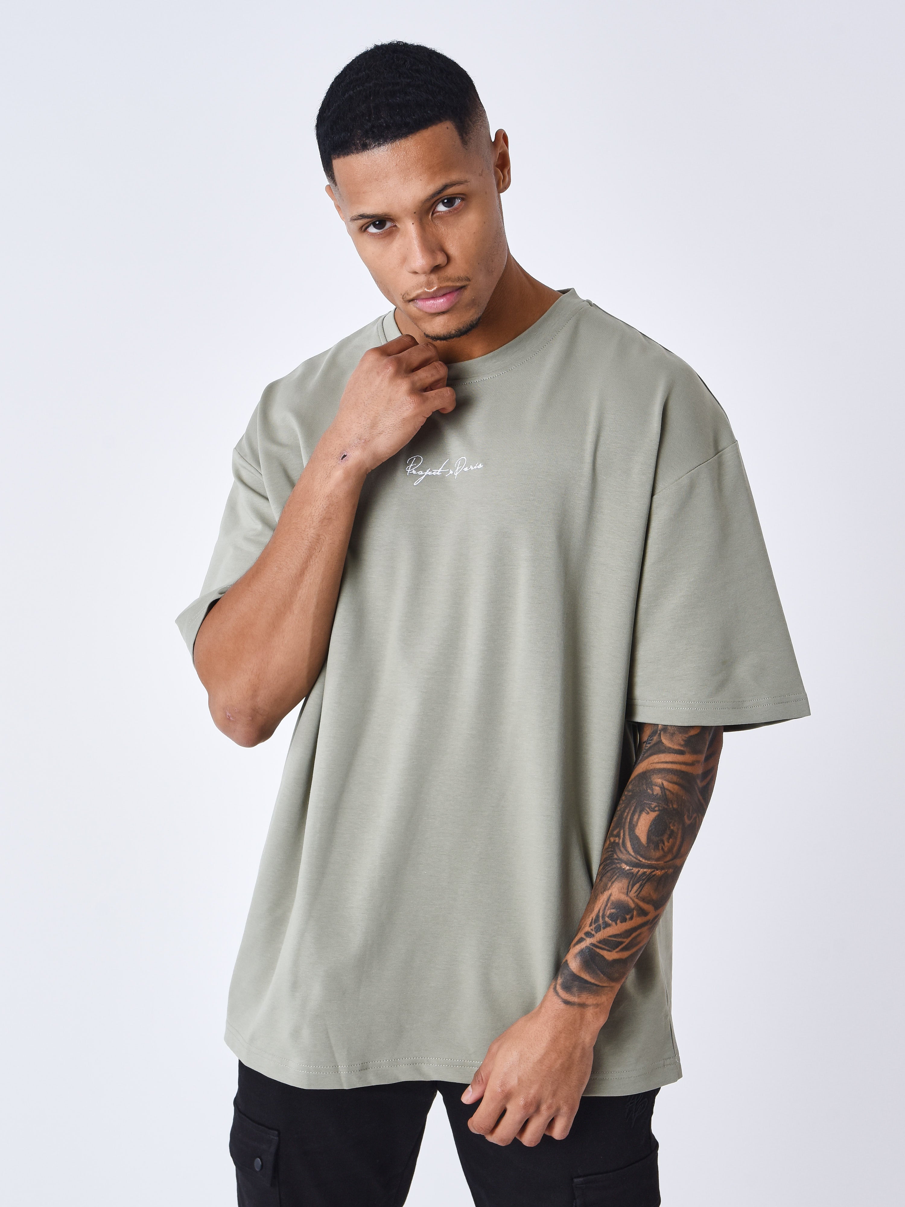 Camiseta con bordado Signature-2