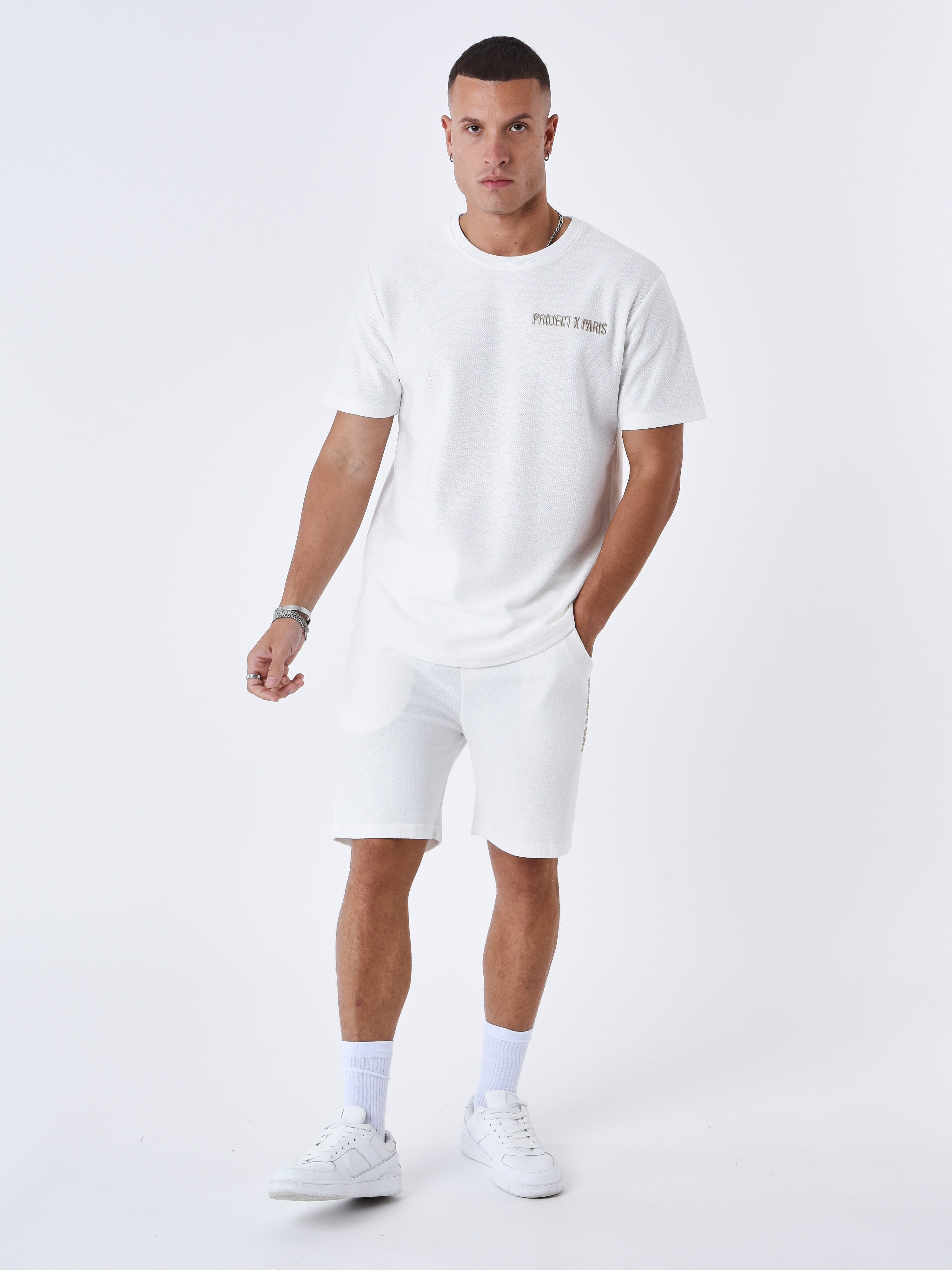 Textured plain T-shirt-3